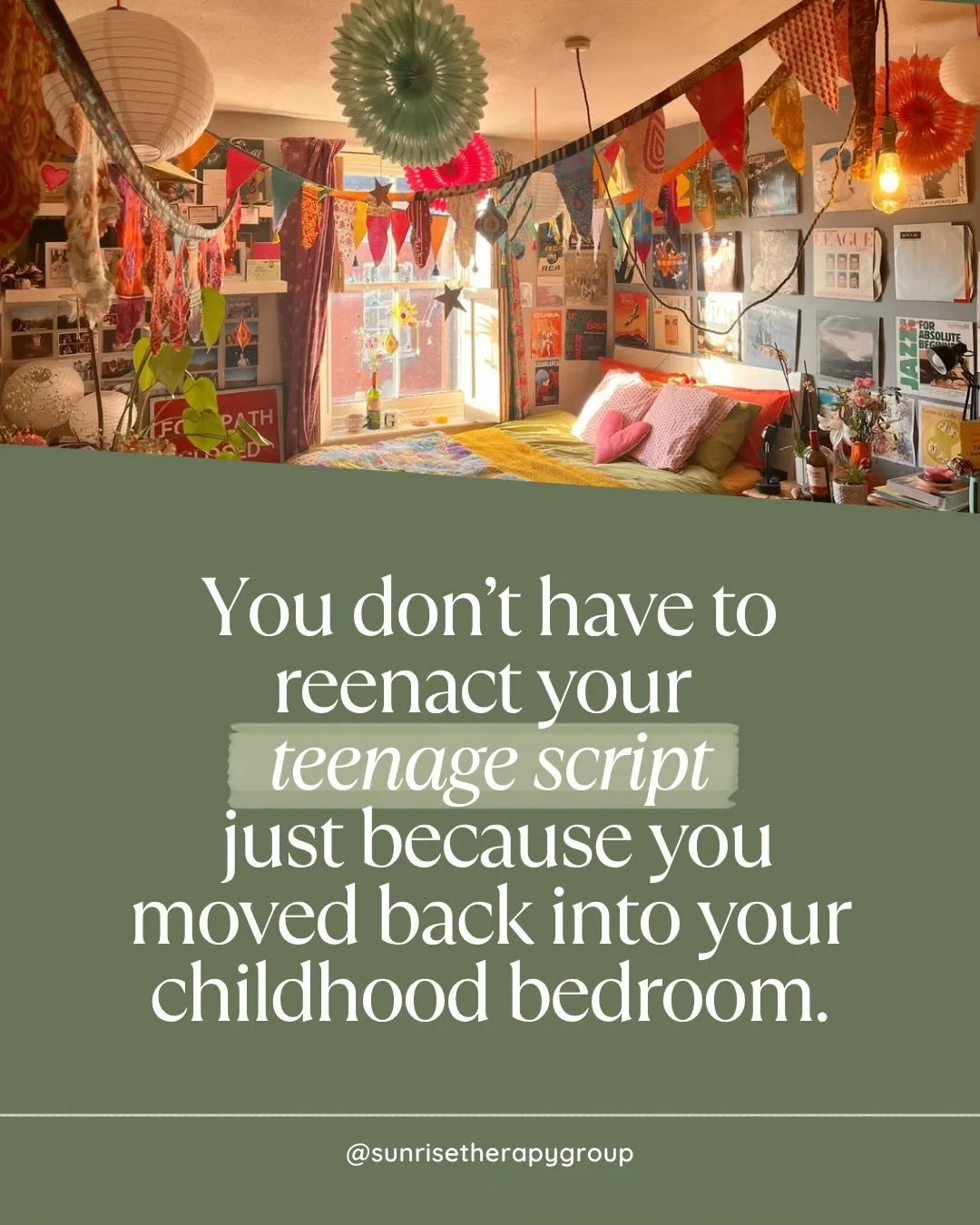 Sometimes your body goes back to old family roles before your mind even notices.

When you move back home after living independently, it can feel like something in you shifts. Like the house itself knows a younger version of you. The same rooms, the 