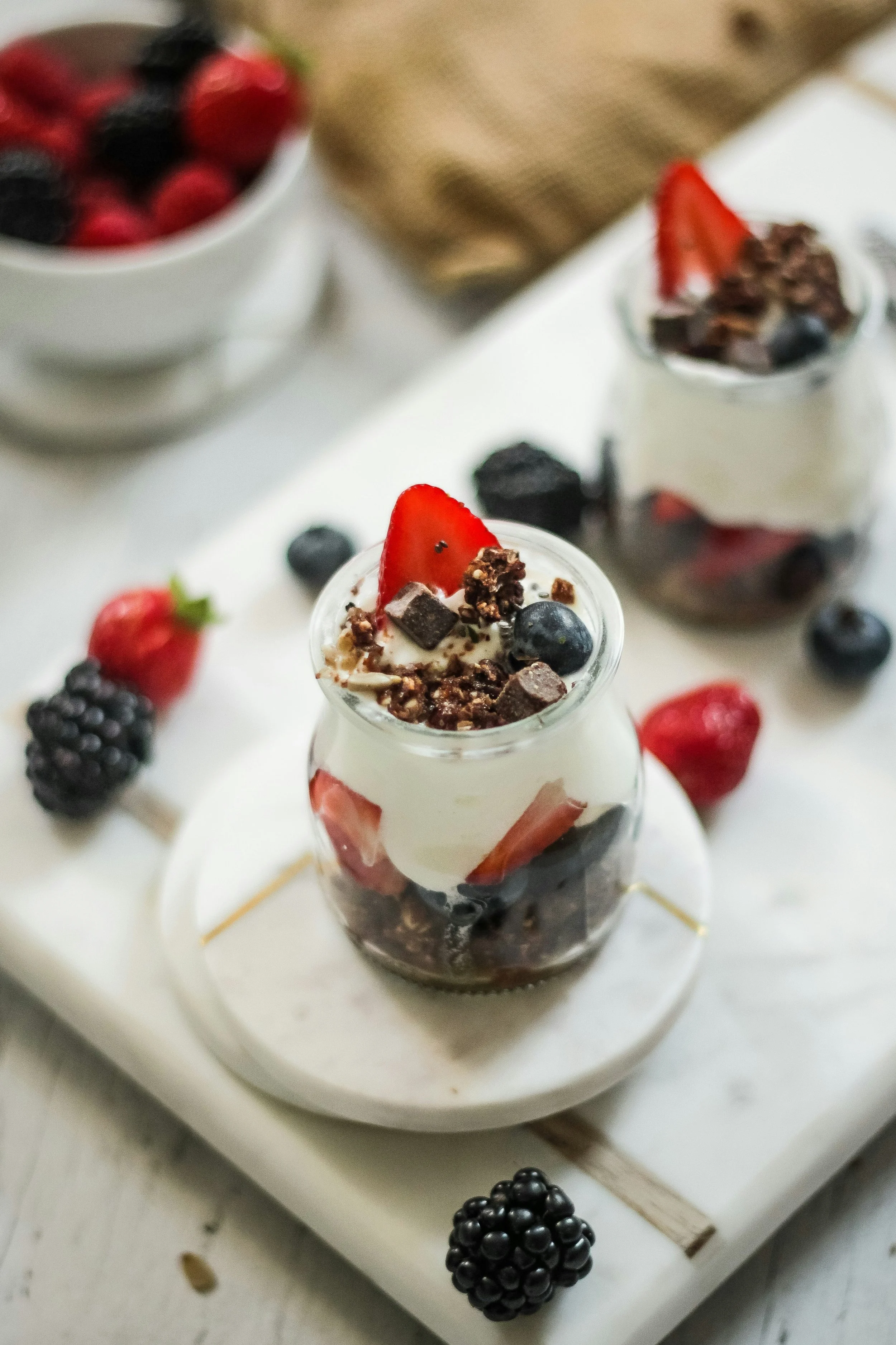 Berry Recovery Yogurt Parfait