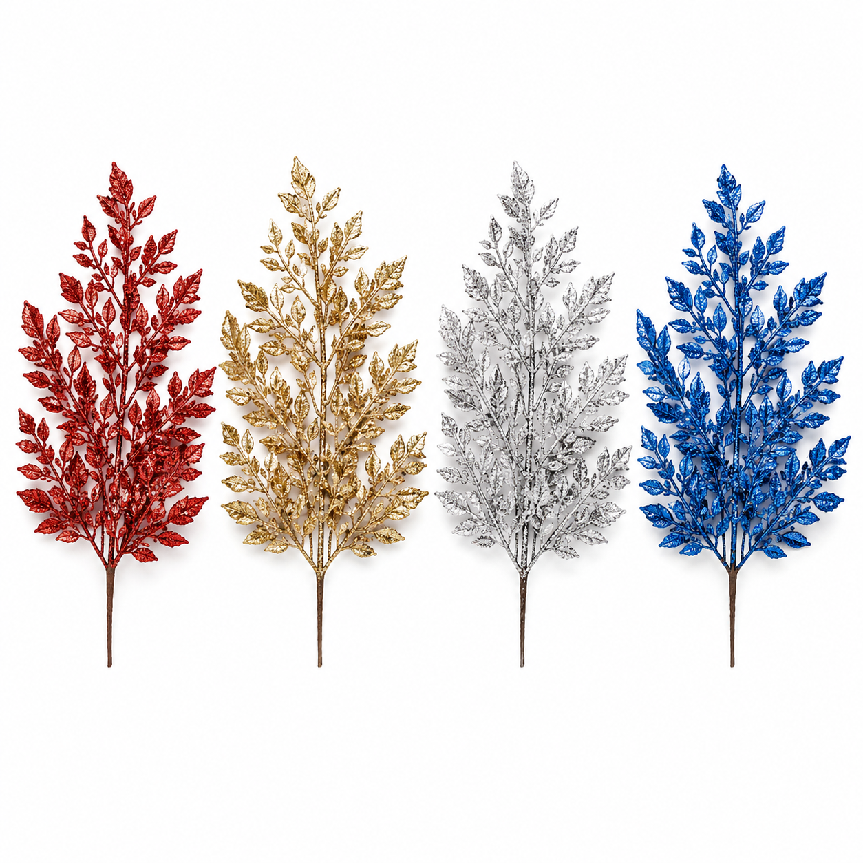 Glittered Leaves