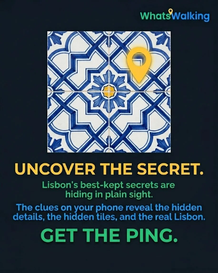 Why WhatsApp? 📱Because you don&rsquo;t need another storage-eating app 🤭Just your squad and one text to get started! 🏁
 #digitalnomadlisbon #lisbonexpats #travelhacks #lisbonlife #whatswalking