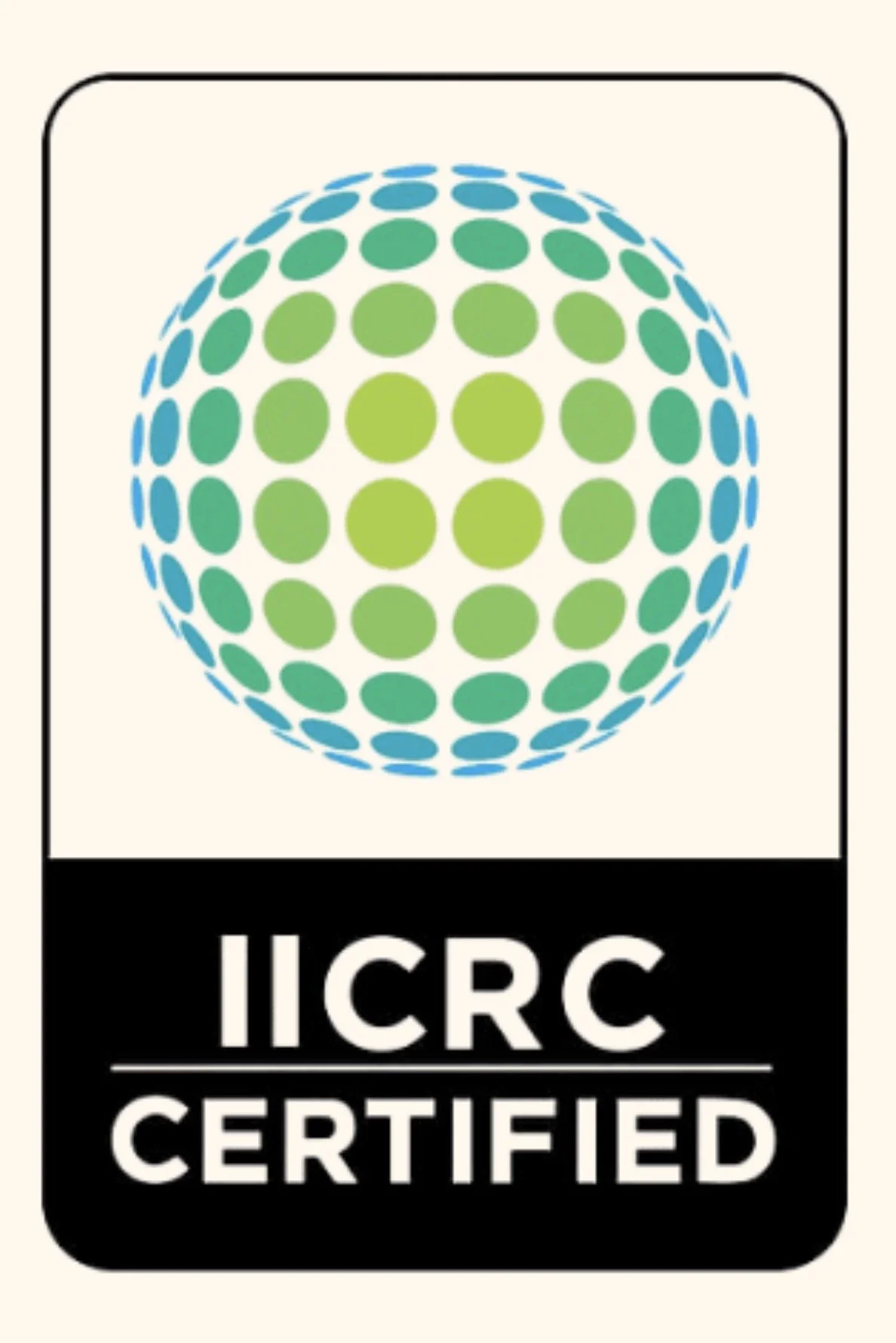 UICRC Certified logo with a stylized green and blue globe above the certification text.