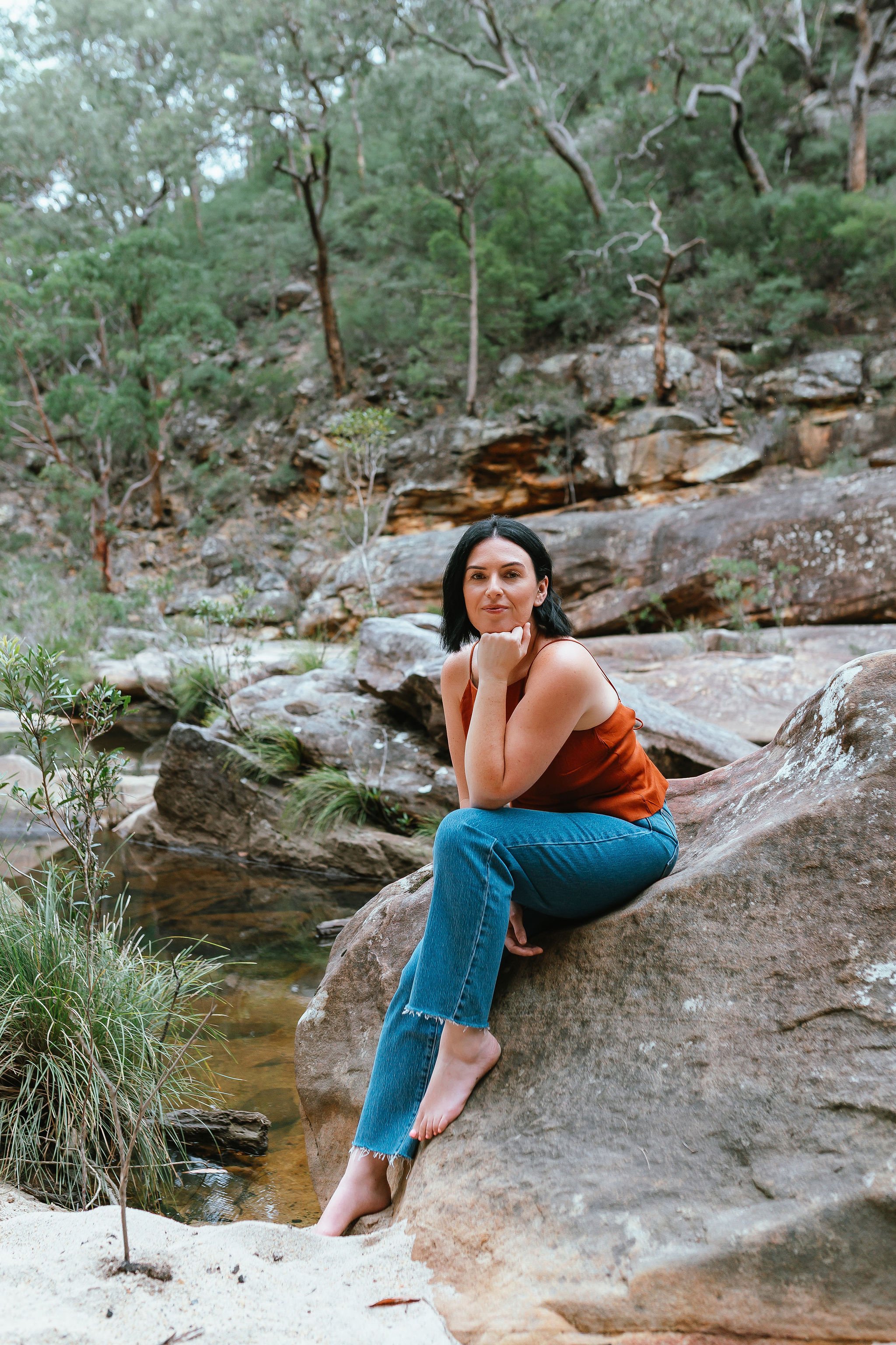 Jess Fiedler clinical herbalist in the Blue Mountains offering natural support for women's health, gut health and stress