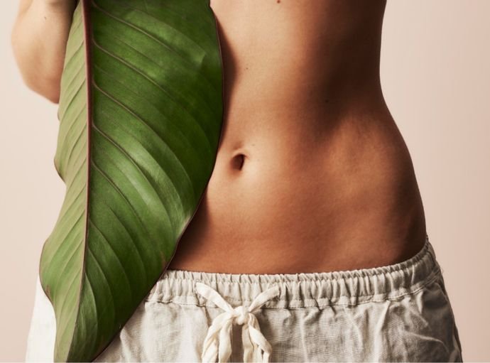 Natural herbal medicine support for gut health, bloating and digestive wellness