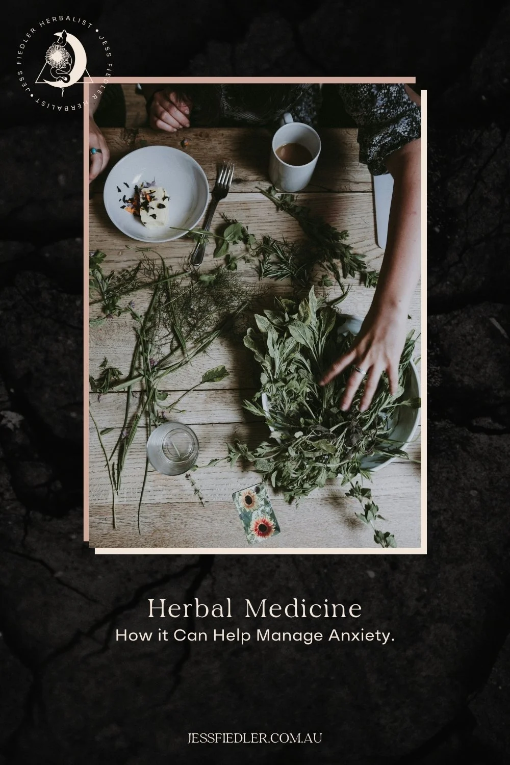 Herbal medicine for anxiety support and calming the nervous system naturally