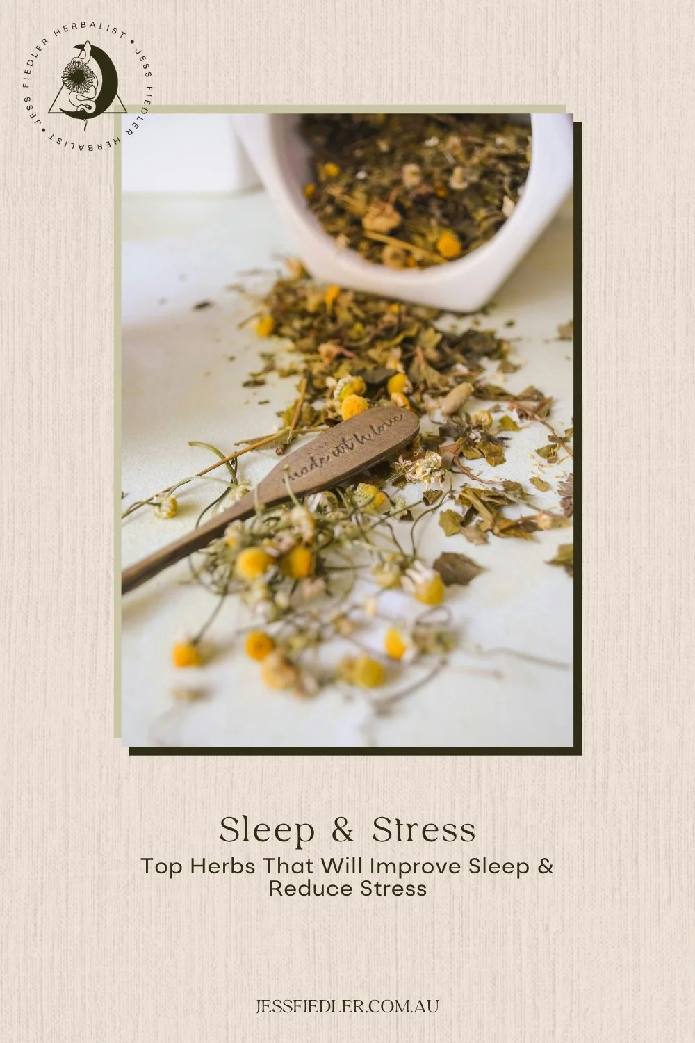 Herbs for sleep and stress support including natural remedies for relaxation and calm