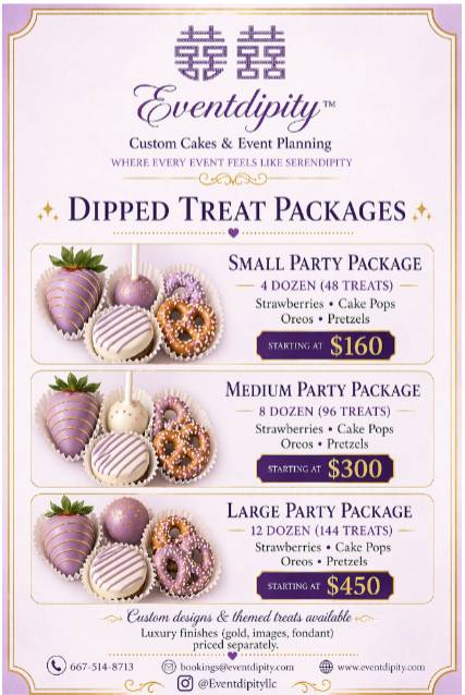 DIPPED TREAT PACKAGES/dozen