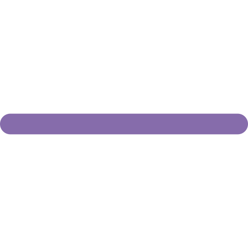 A peace symbol with a purple bar across the middle, against a black background.