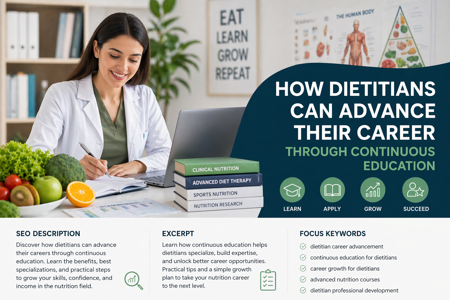 How Dietitians Can Advance Their Career Through Continuous Education