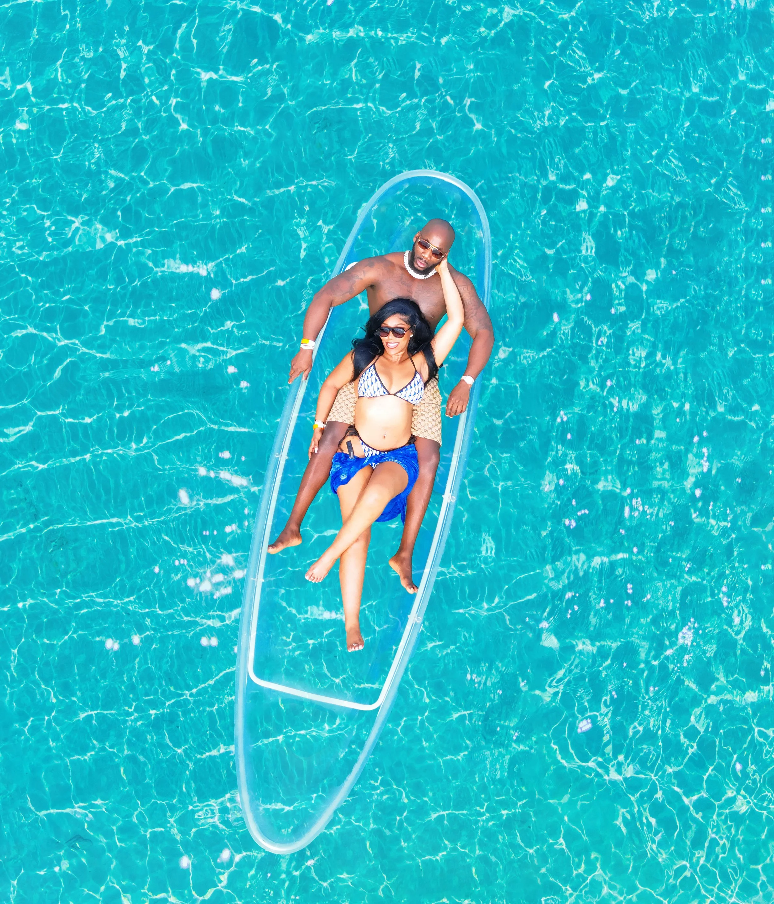 Couples Clear Kayak Photo Shoot