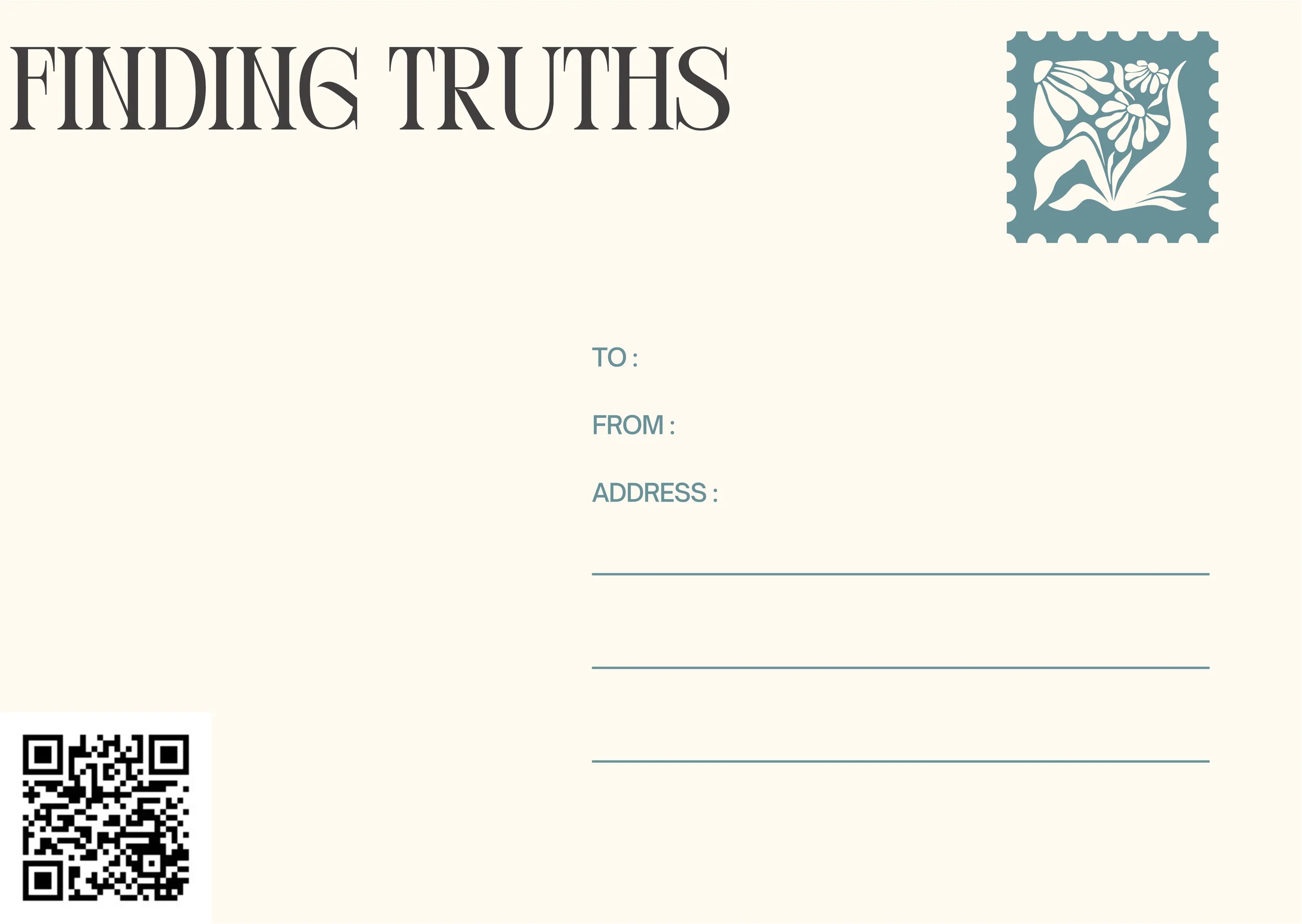 'Finding Truths' Vintage Inspired Stationery
