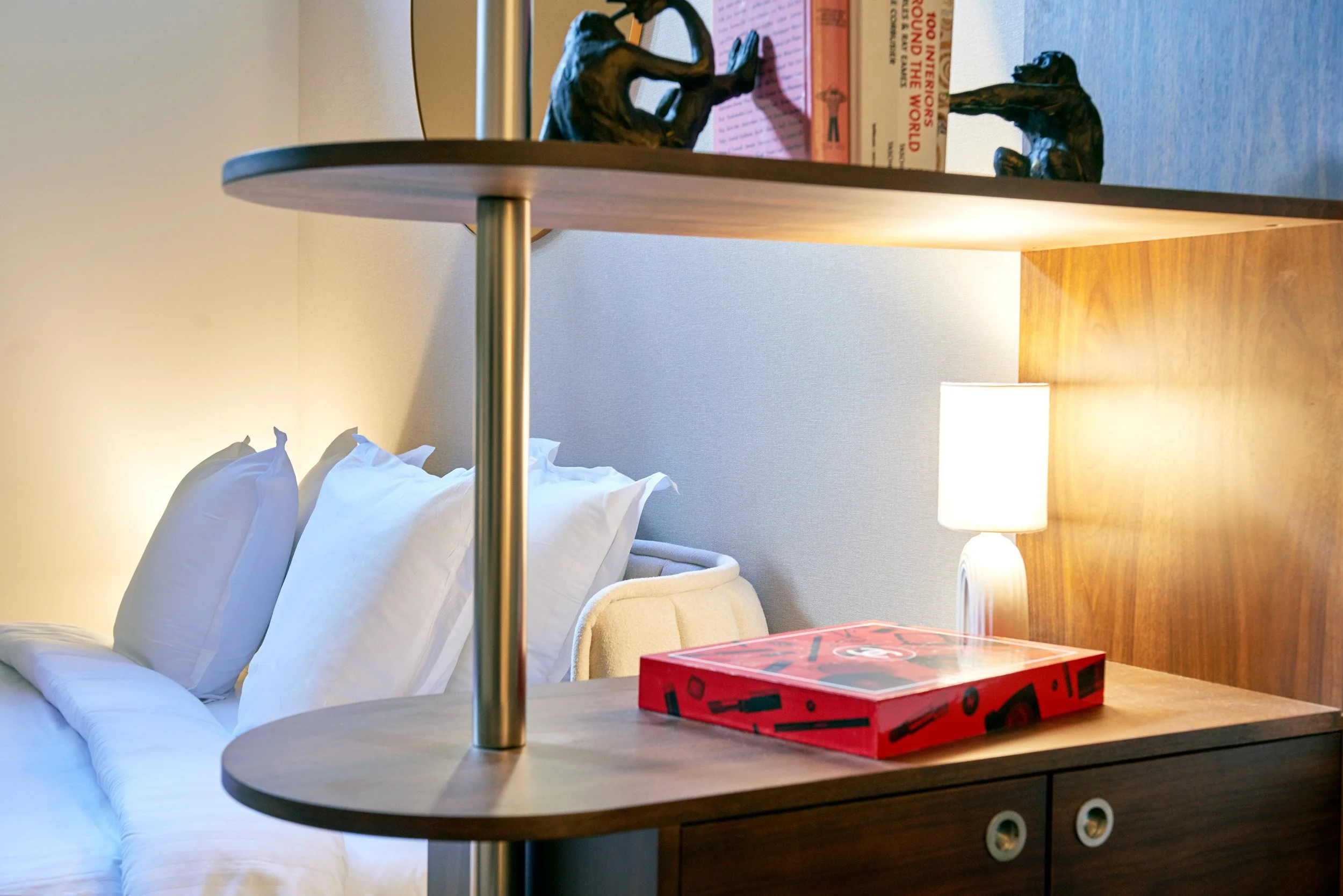 Des espaces pensés pour le repos,
à l’écart du rythme extérieur.