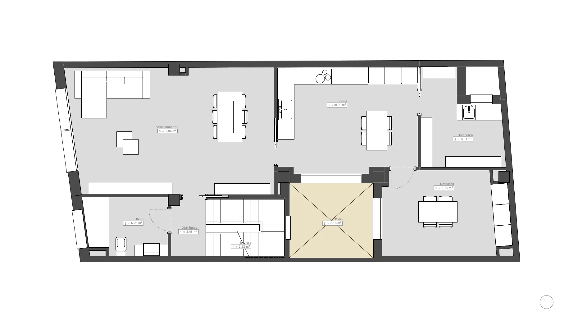 esvibar-arquitectes-grey-crest-planimetria-planta-primera-vivienda-reforma-integral-vilareal-castellon.webp