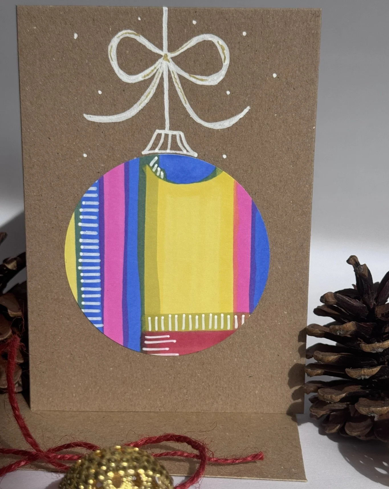 Original Hand-Drawn Christmas Card