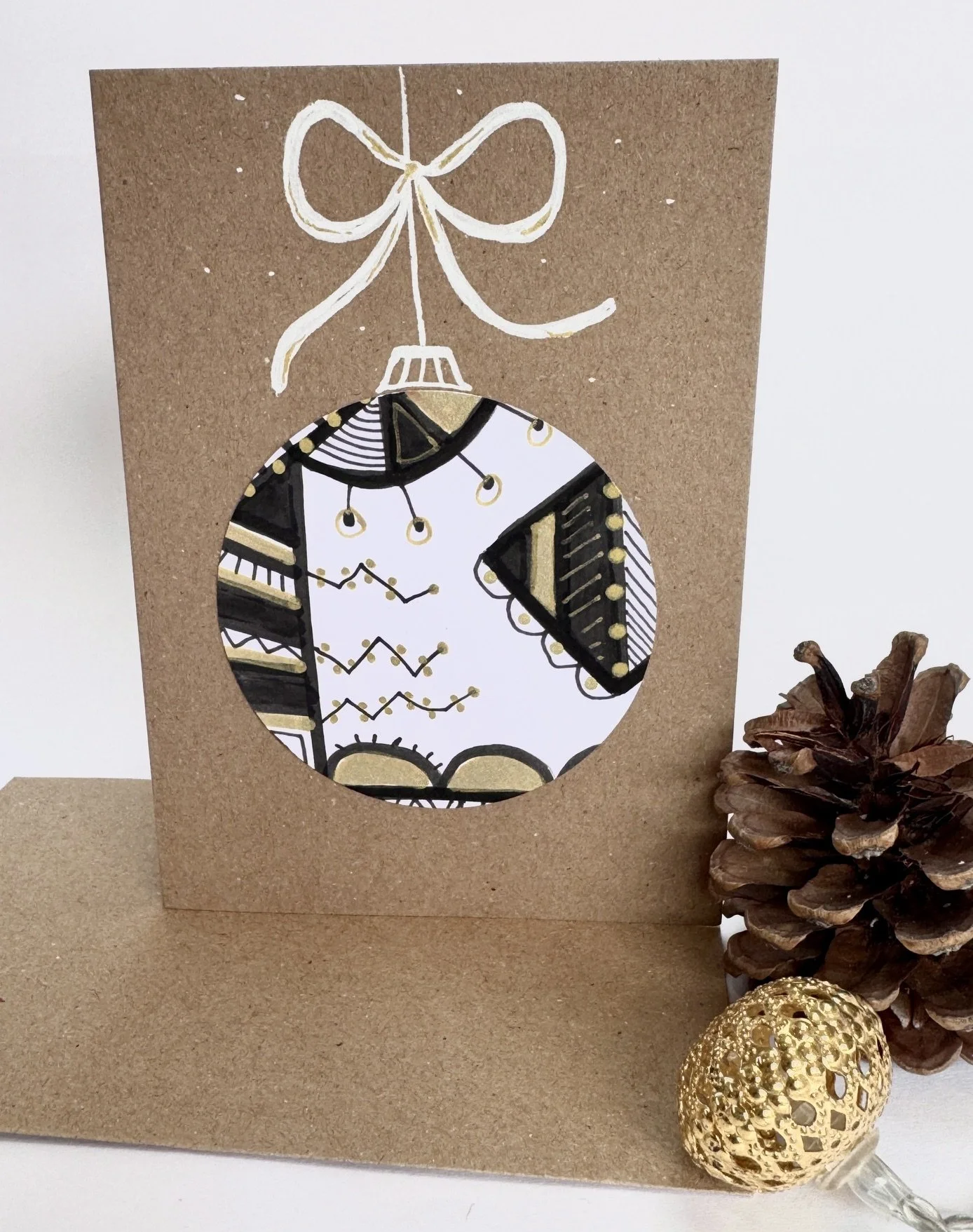 Original Hand-Drawn Christmas Card