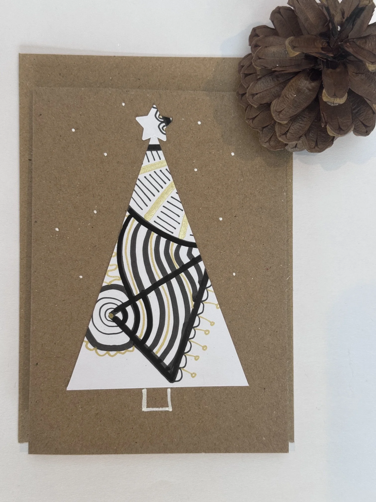 Original Hand-Drawn Christmas Card