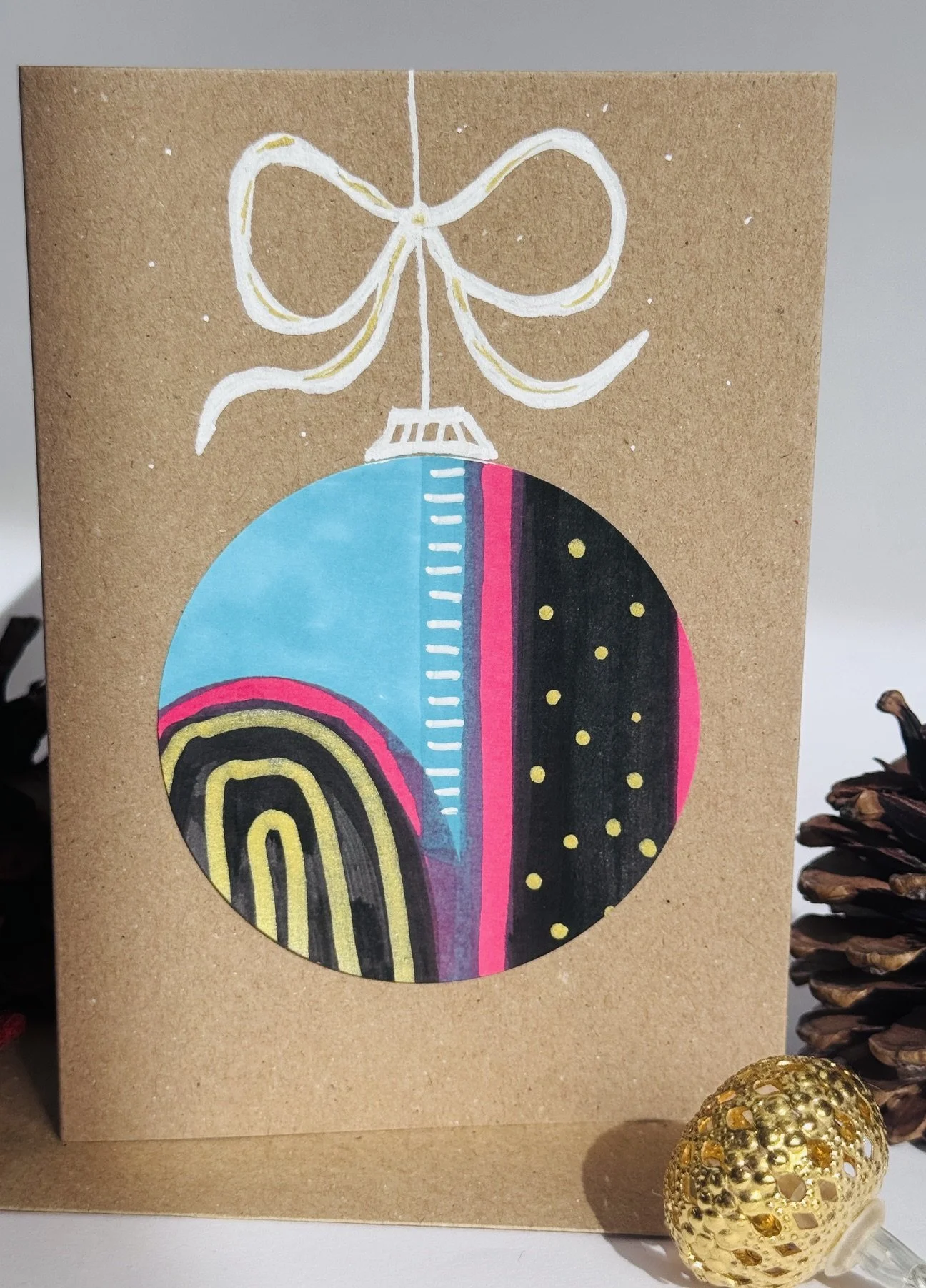 Original Hand-Drawn Christmas Card