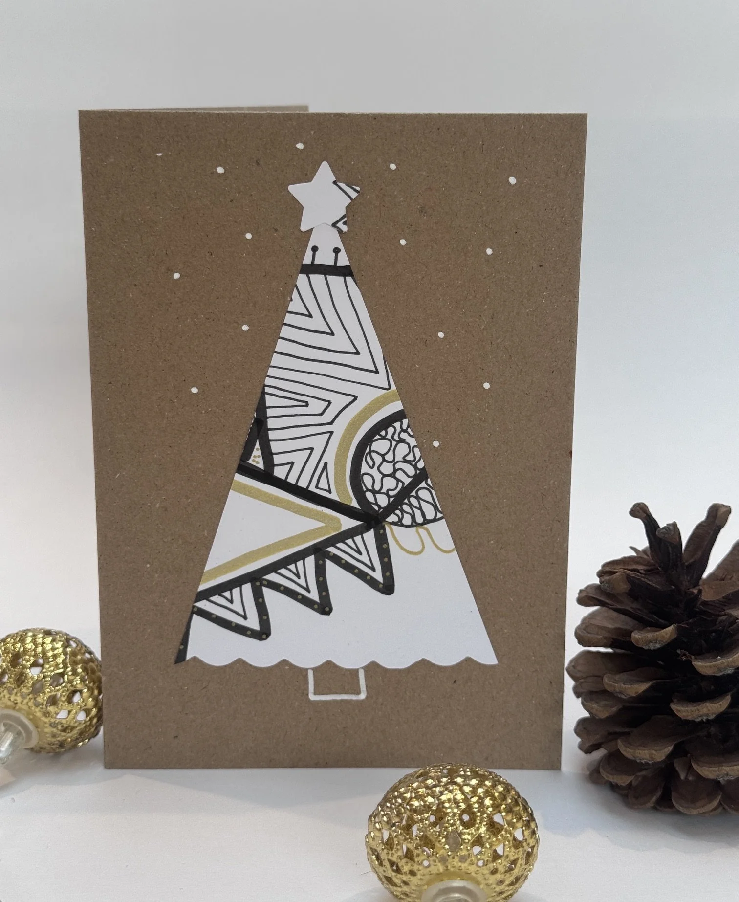 Original Hand-Drawn Christmas Card