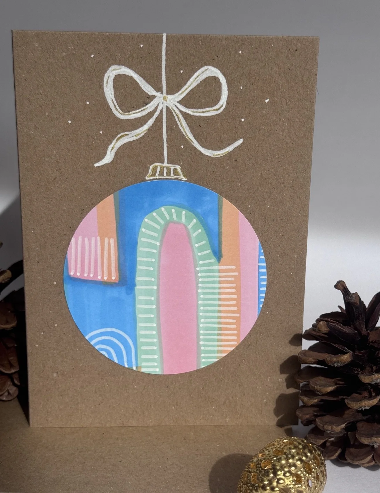 Original Hand-Drawn Christmas Card