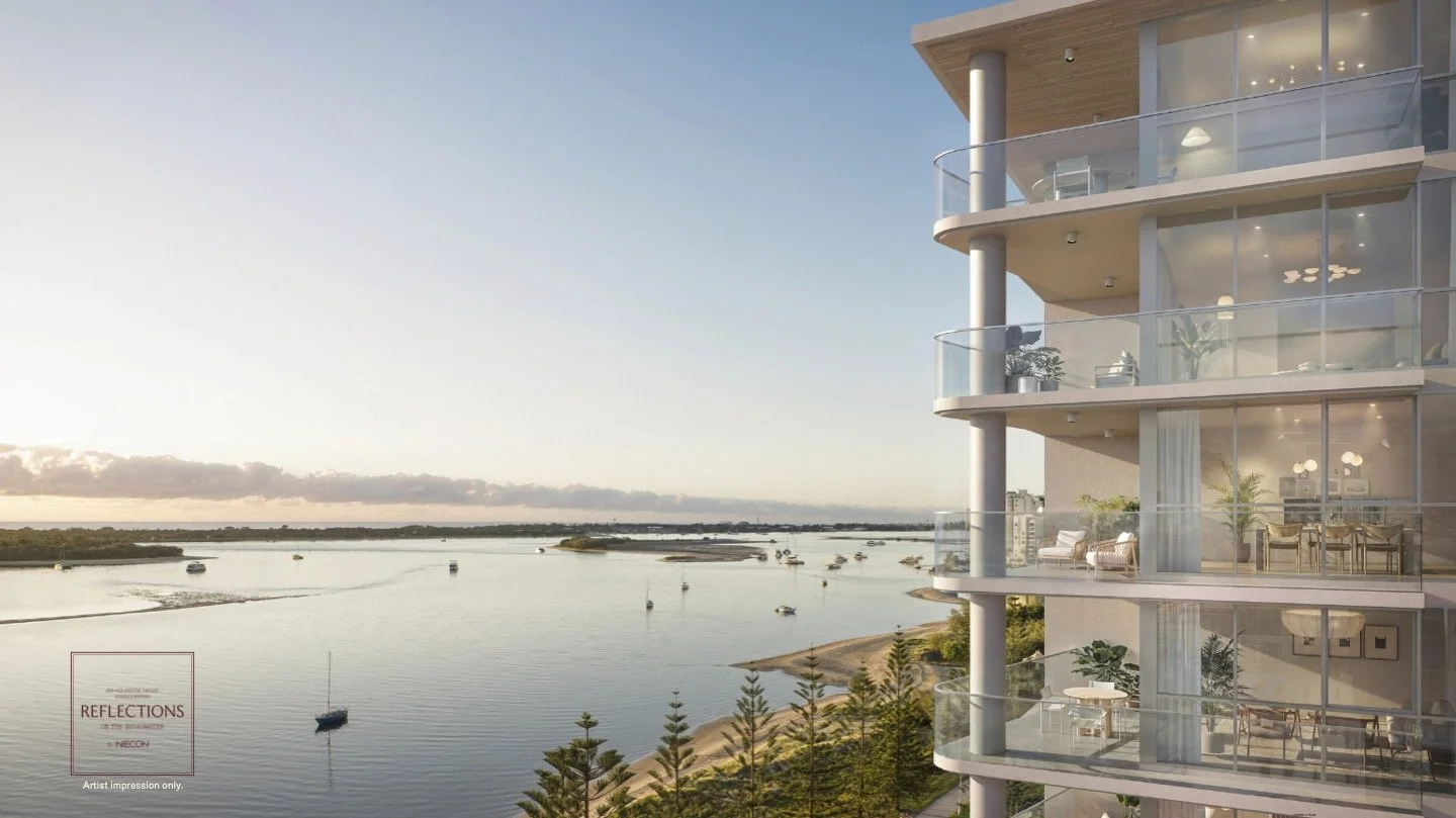 Reflections on the Broadwater By Niecon.jpg