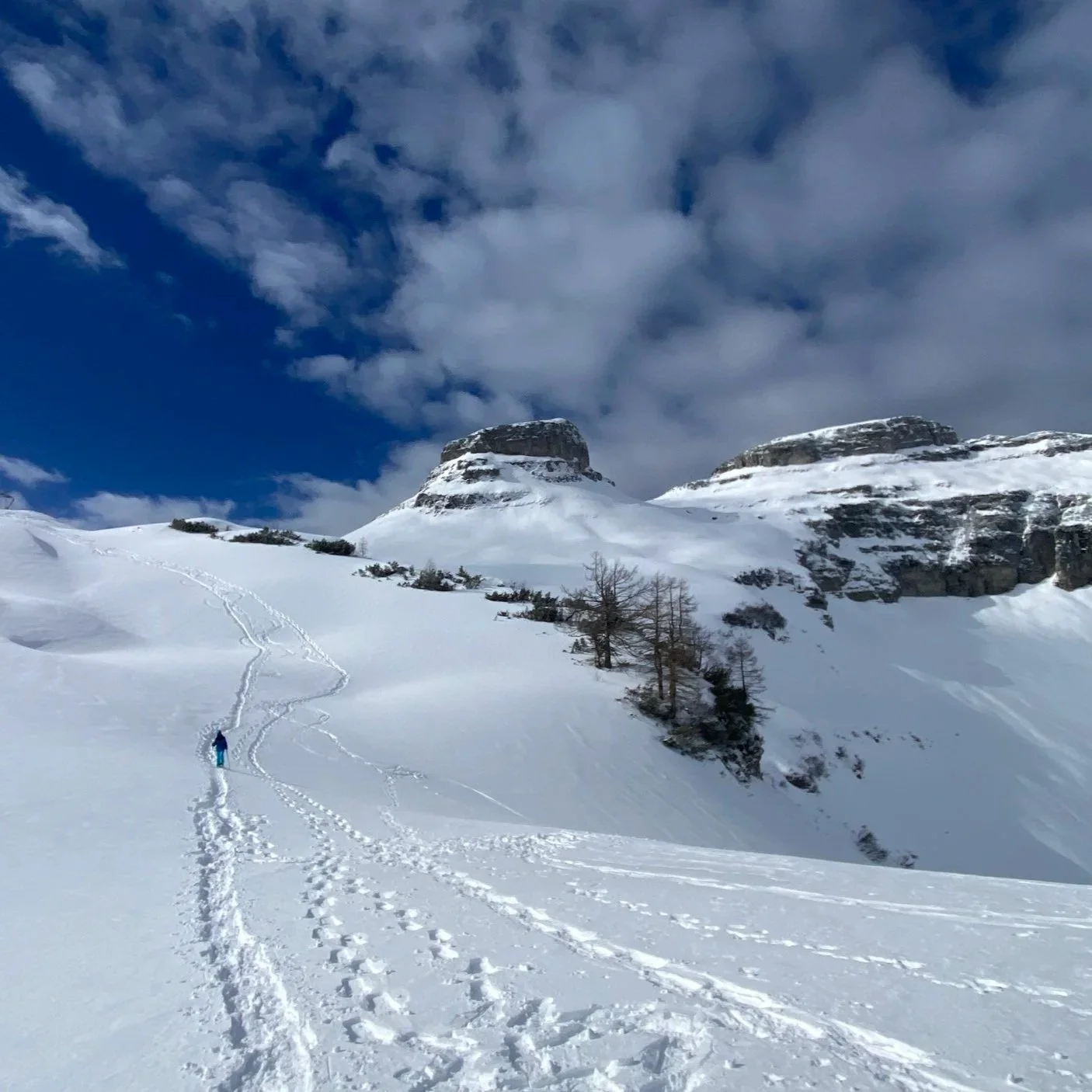 Fasten Wandern Winterlandschaft