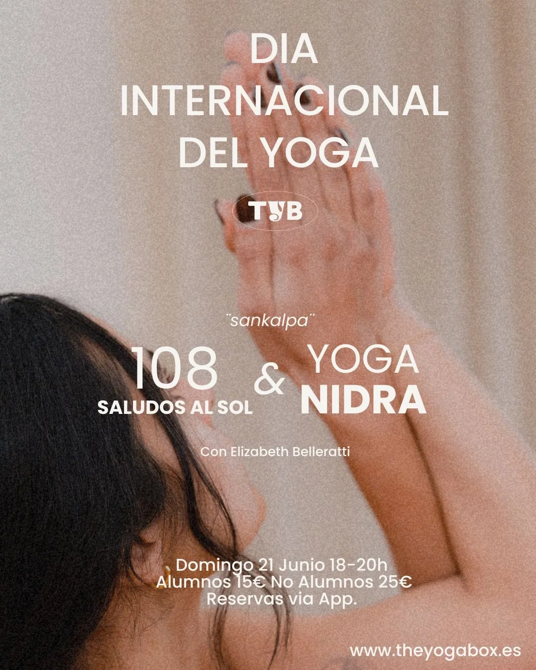 Día Internacional del Yoga - ¨Sankalpa¨ 108 saludos al sol & Yoga Nidra  21/6 18-20h