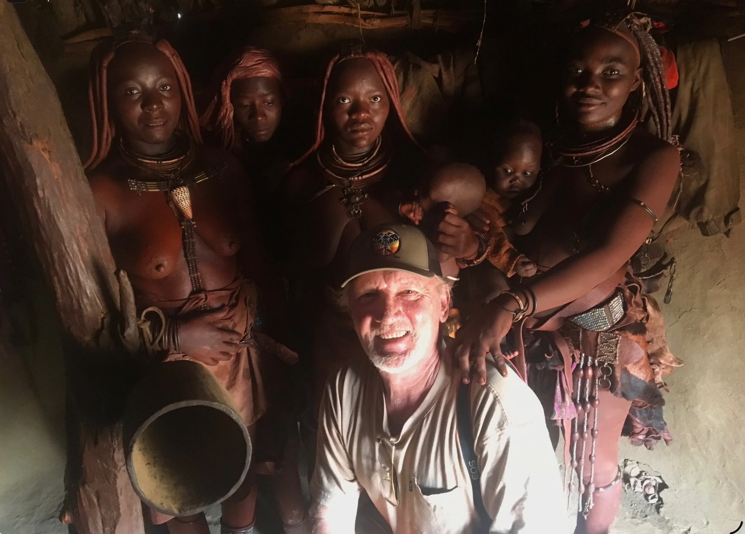 With the Himba tribe in Botswana