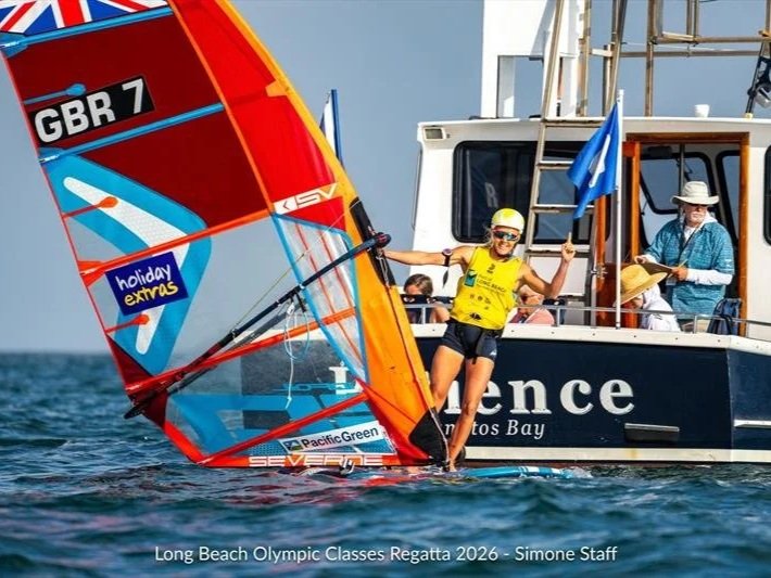 Emma wins 2026 Long Beach Olympic Class Regatta in Los Angeles Photo © Simone Staff