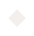 A small white square with a black diamond shape in the center.