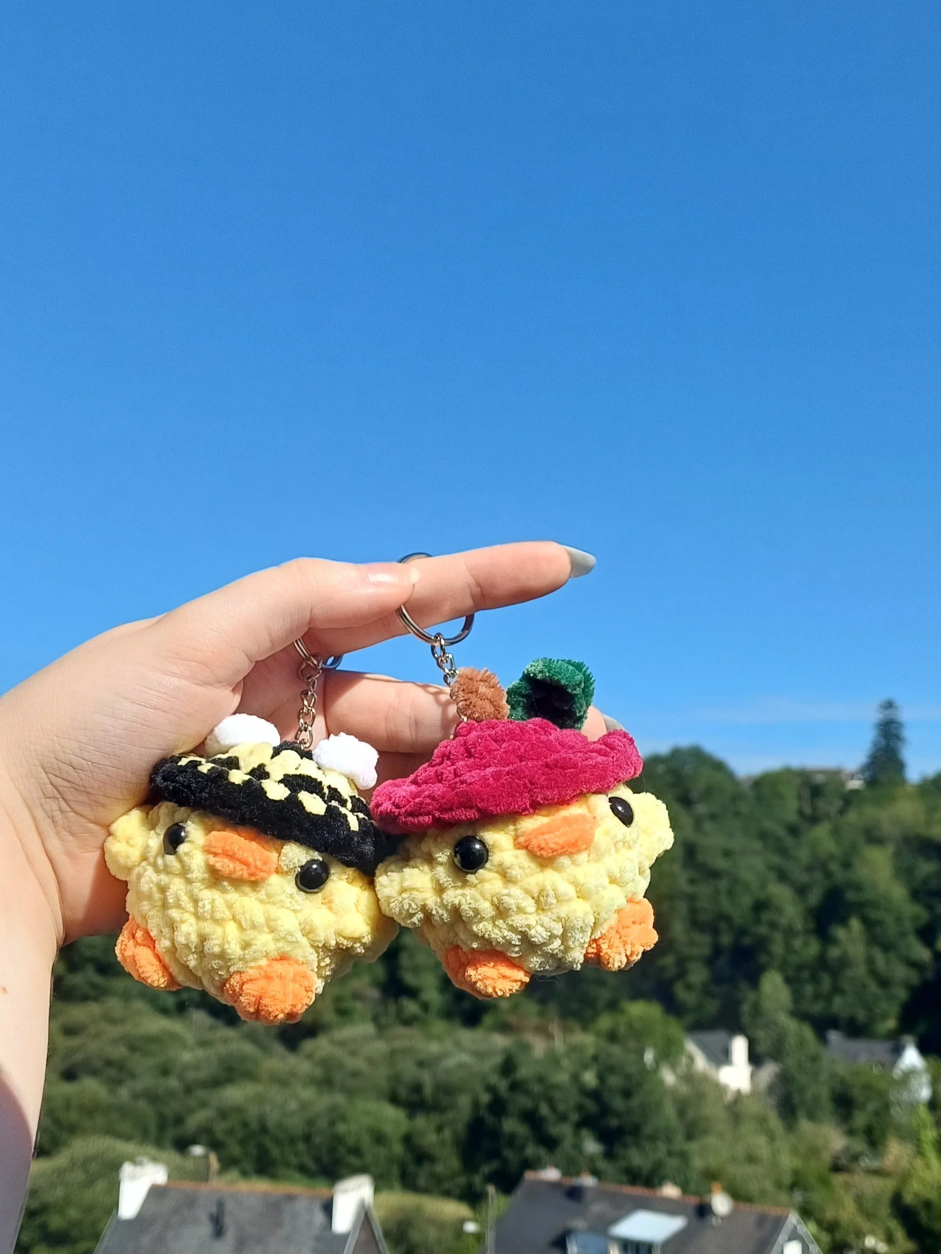 Duo de Porte-Clés Poussins