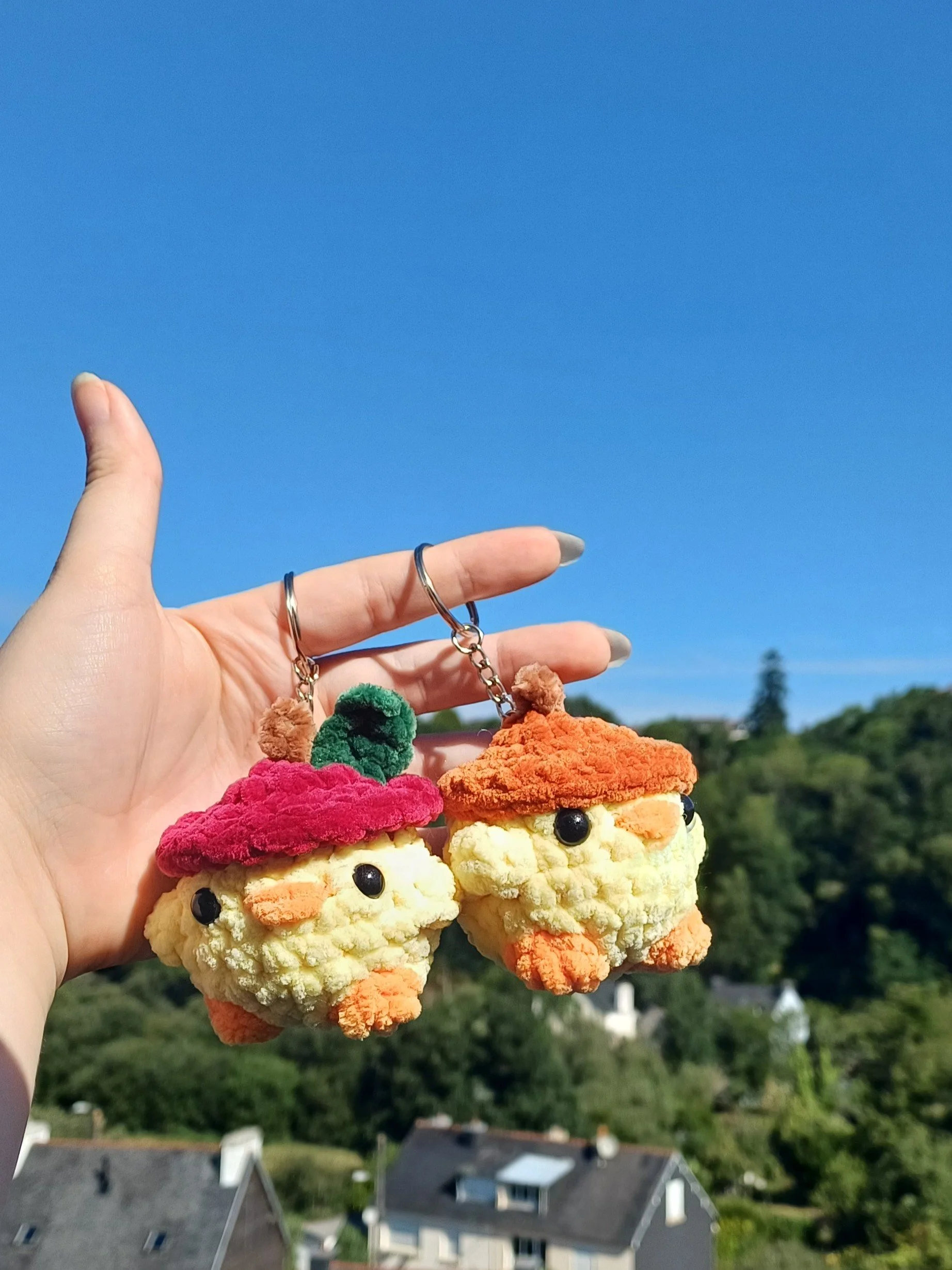 Duo de Porte-Clés Poussins