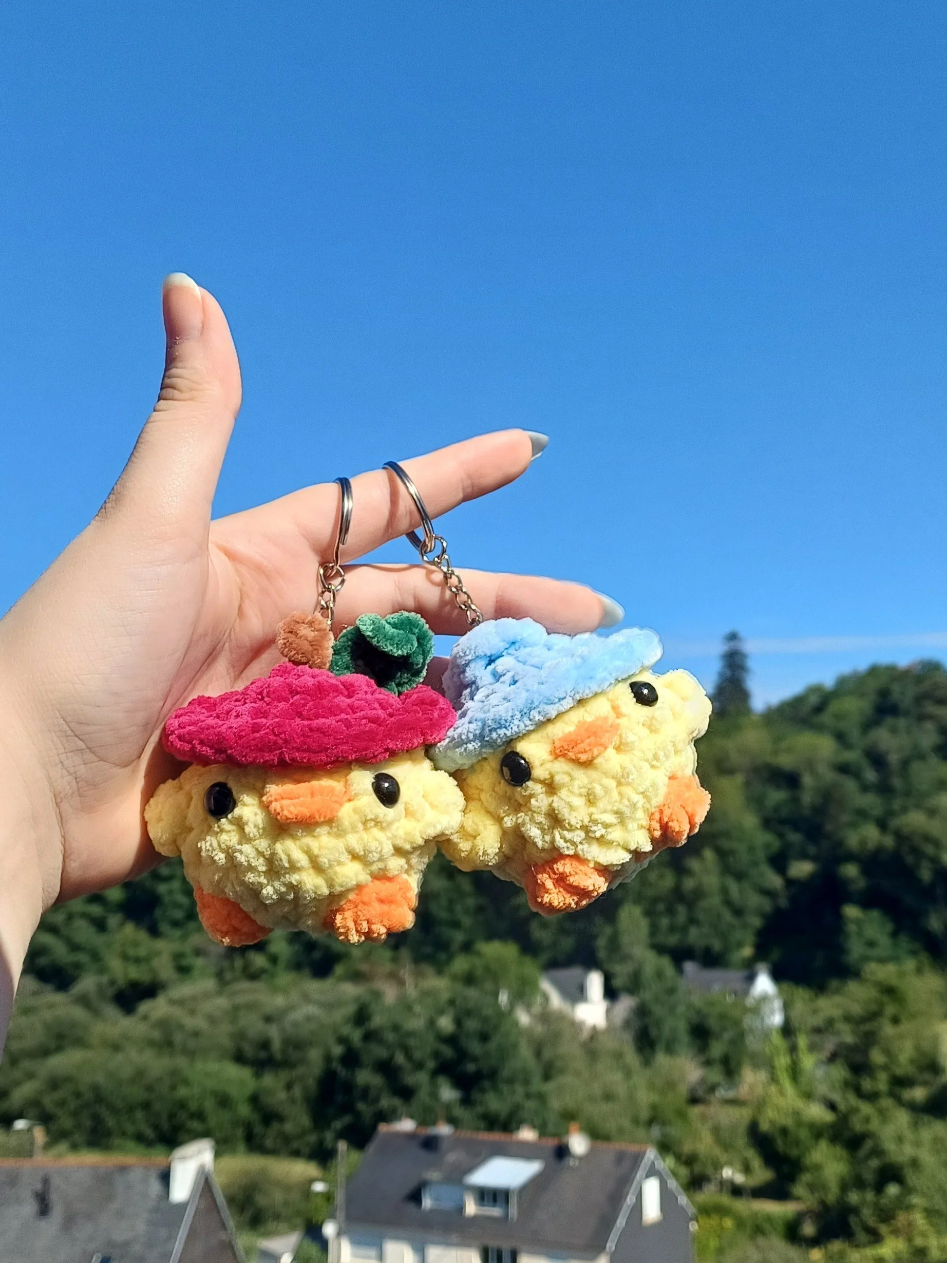 Duo de Porte-Clés Poussins
