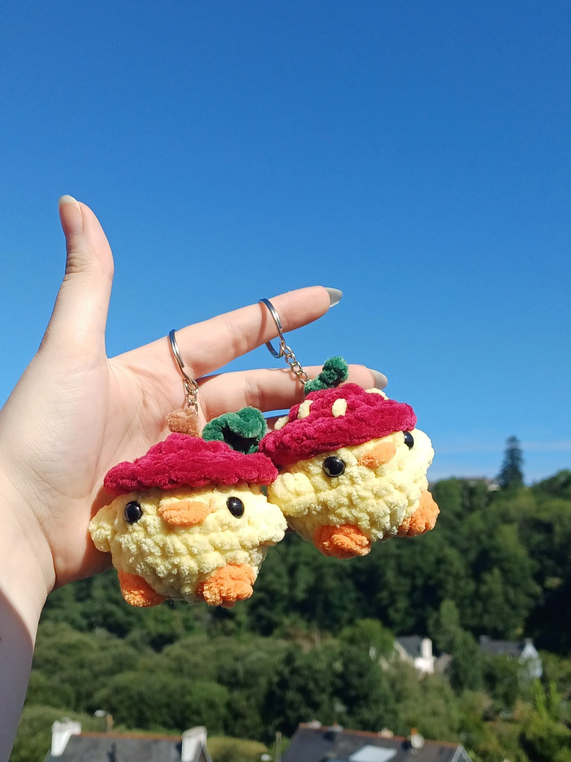 Duo de Porte-Clés Poussins