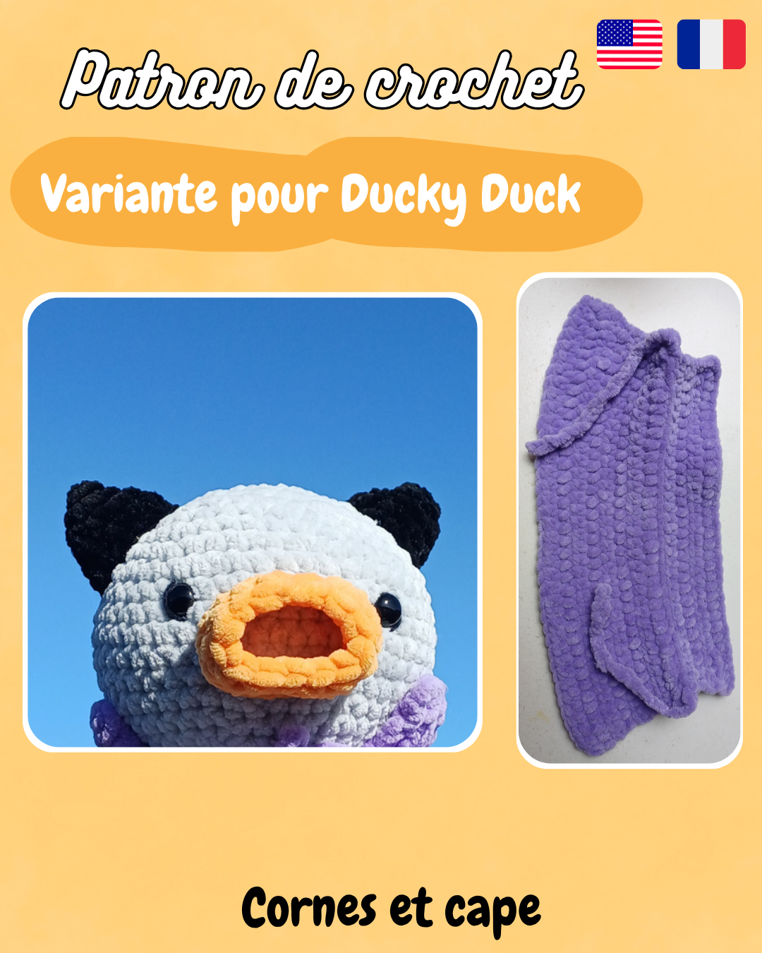 Patron de crochet variante pour Ducky Duck