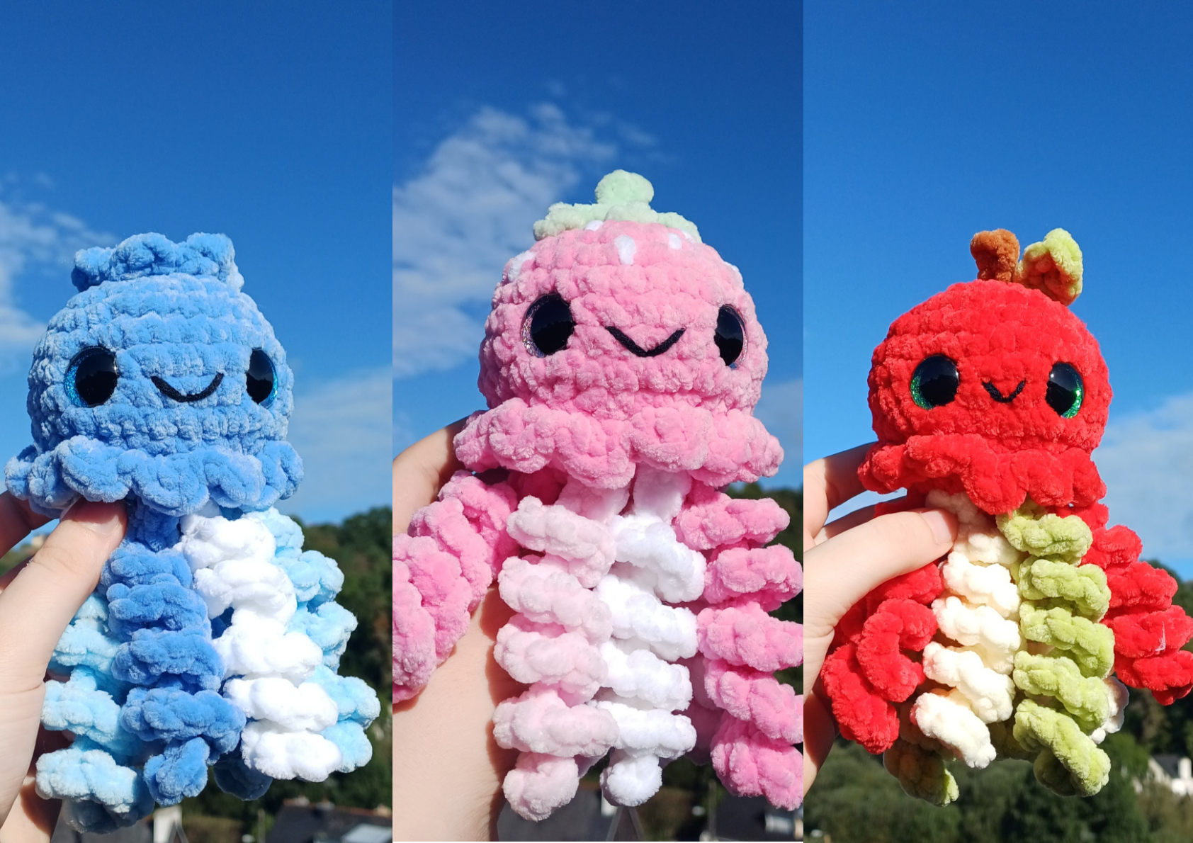 Méduse fruit au Crochet