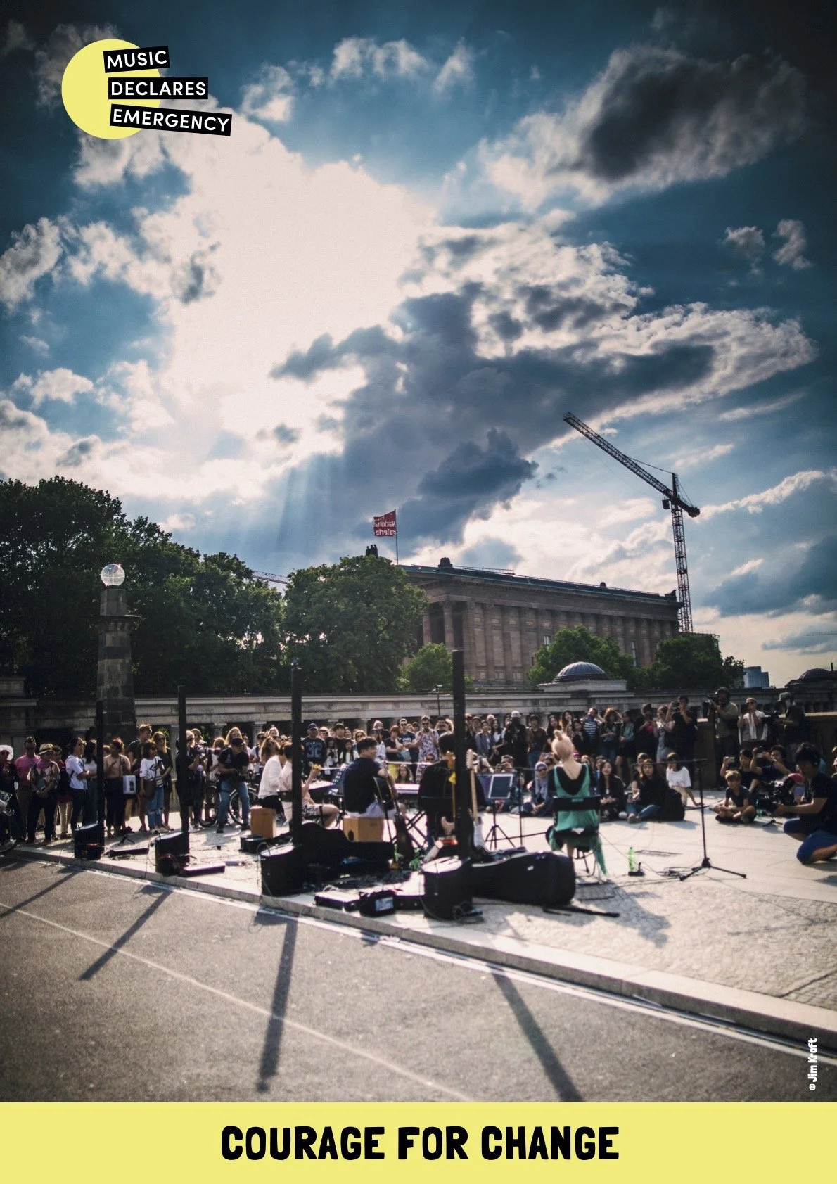 Greener Fête de la Musique Teil der Ausstellung „Courage for Change“