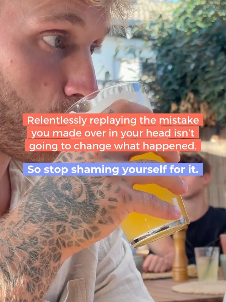 I shamed myself into putting on 4 stone 

And when I told my client the story this morning 

They realised the same thing. 

The setback they had last week wasn&rsquo;t the croissant and the chocolate bar they ate at work 

It was the 2000 calories o