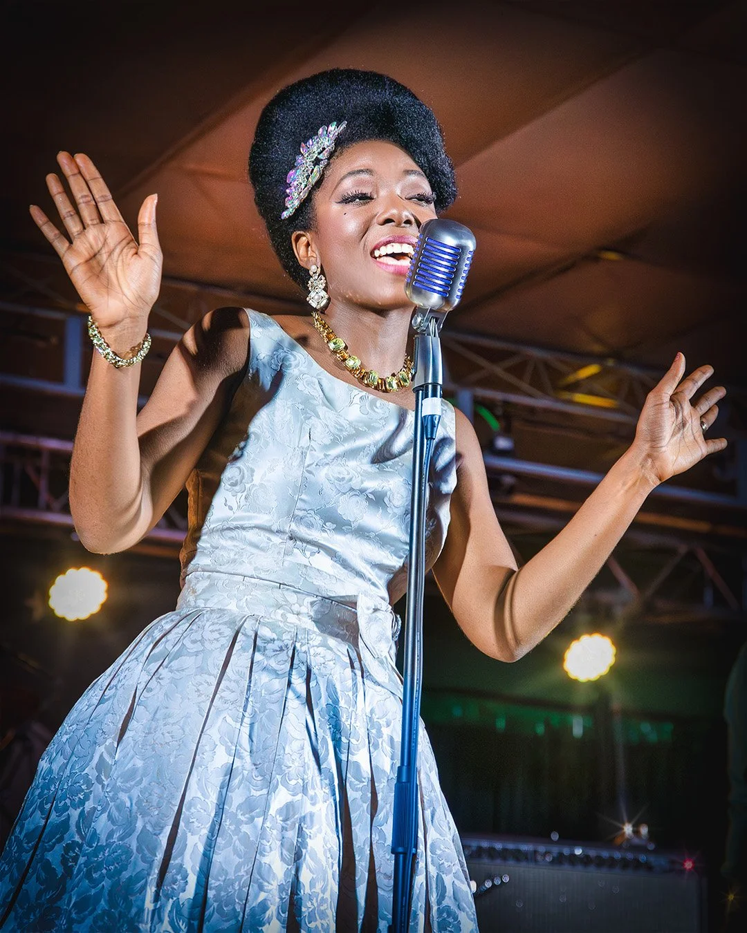 Miss Tammy Savoy, live, blues, Calella, Spain 2023