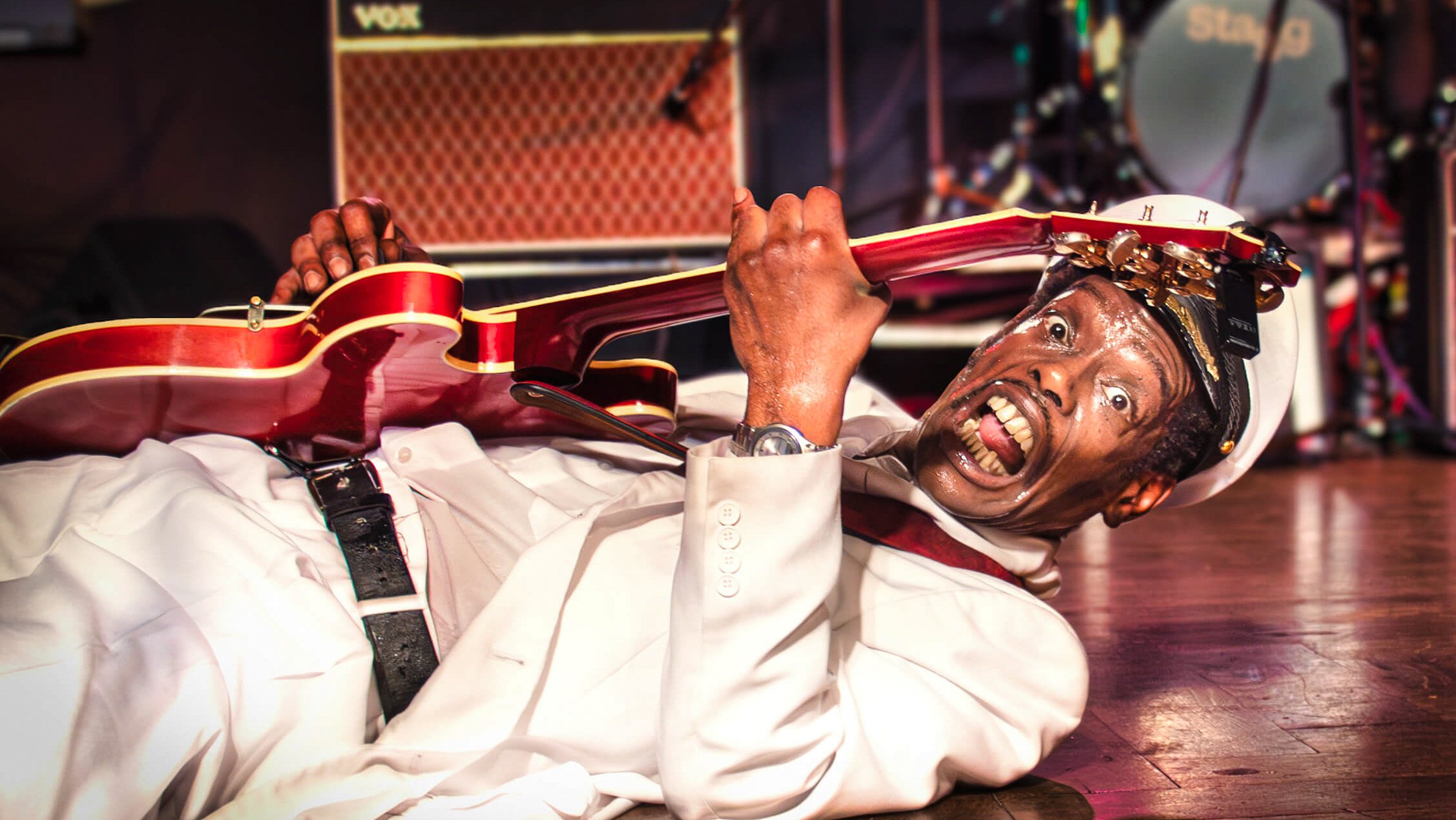Earl Jackson – the spirit of Chuck Berry, live at Lakeside Country Club, Surrey, UK, 2019.