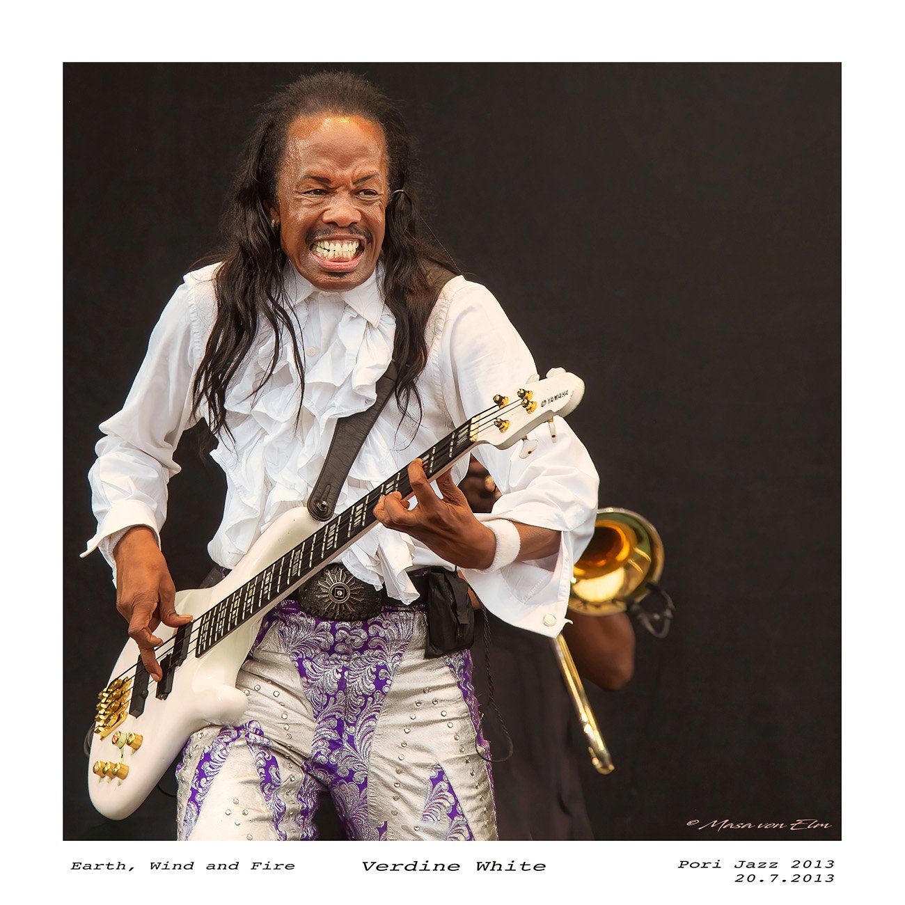 Verdine White, Earth, Wind an Fire, Pori Jazz 2013