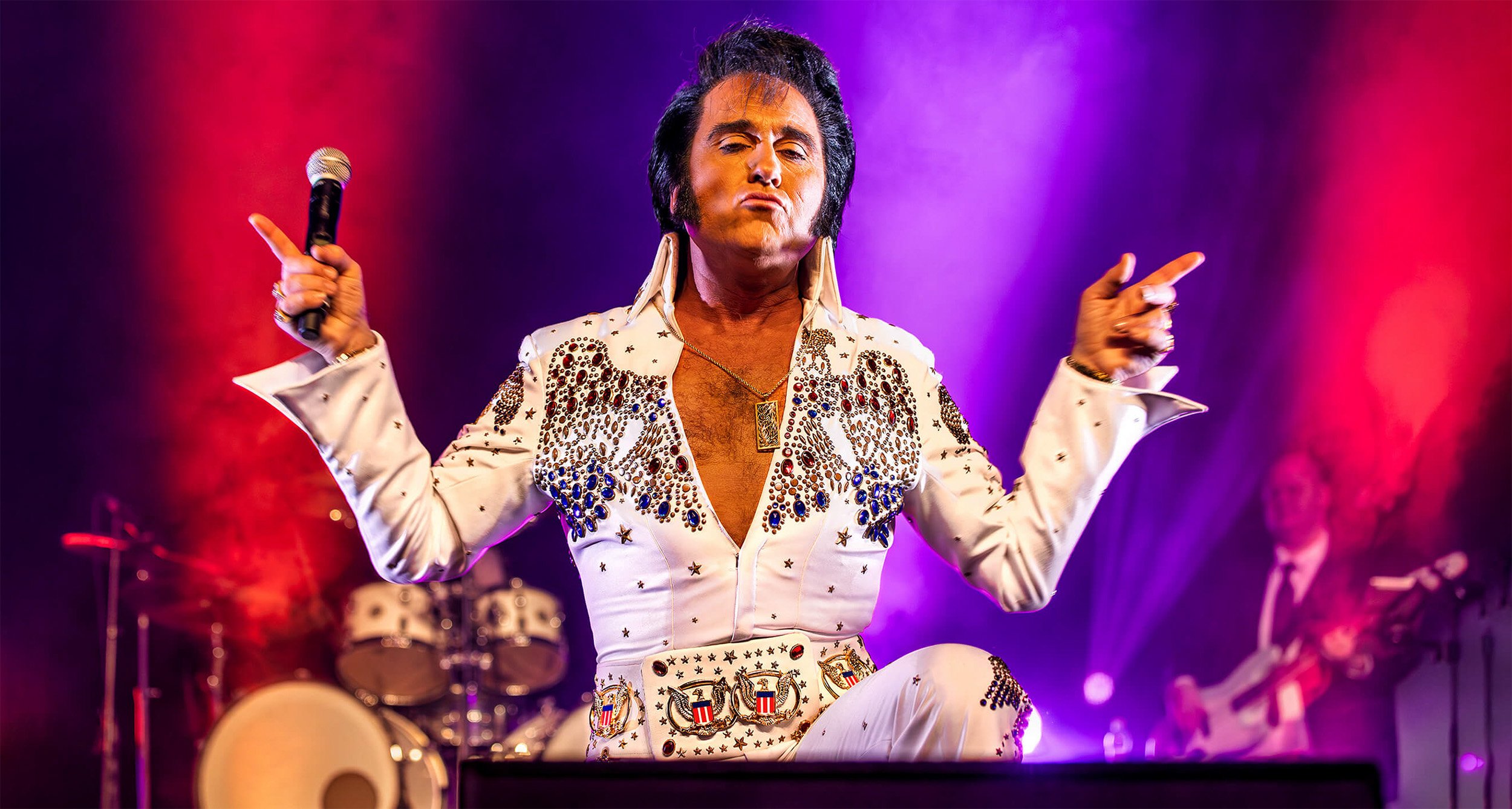 Kraig Parker – award-winning Elvis tribute artist, live at Kulttuuritalo, Helsinki, 2019.