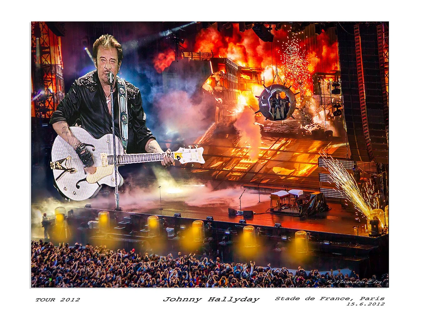 Johnny Hallyday, Paris 2012