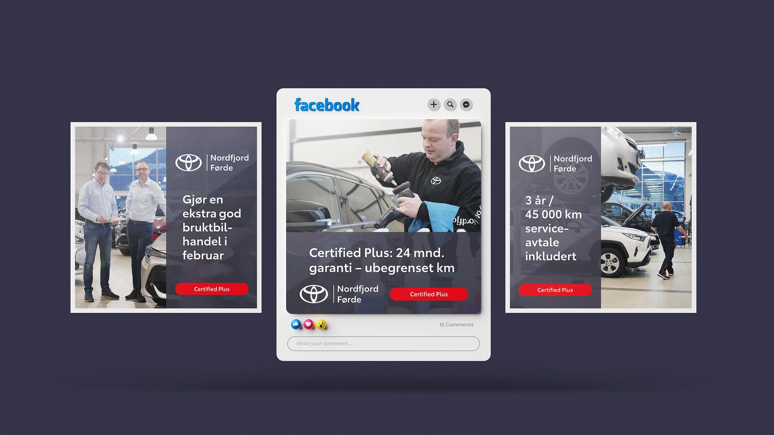 Digital reklamekampanje for Toyota Nordfjord