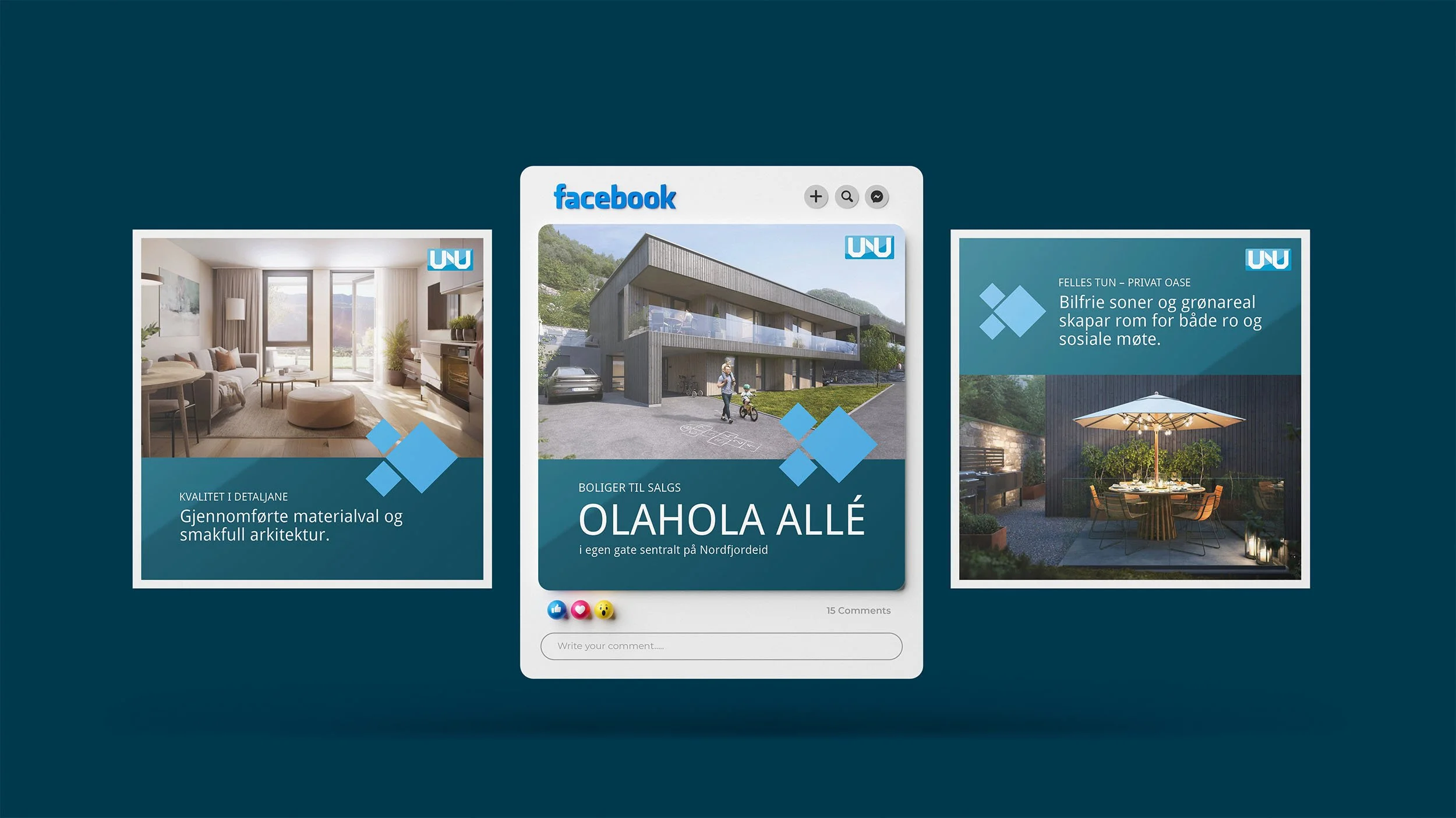 Digital reklamekampanje for UNU AS