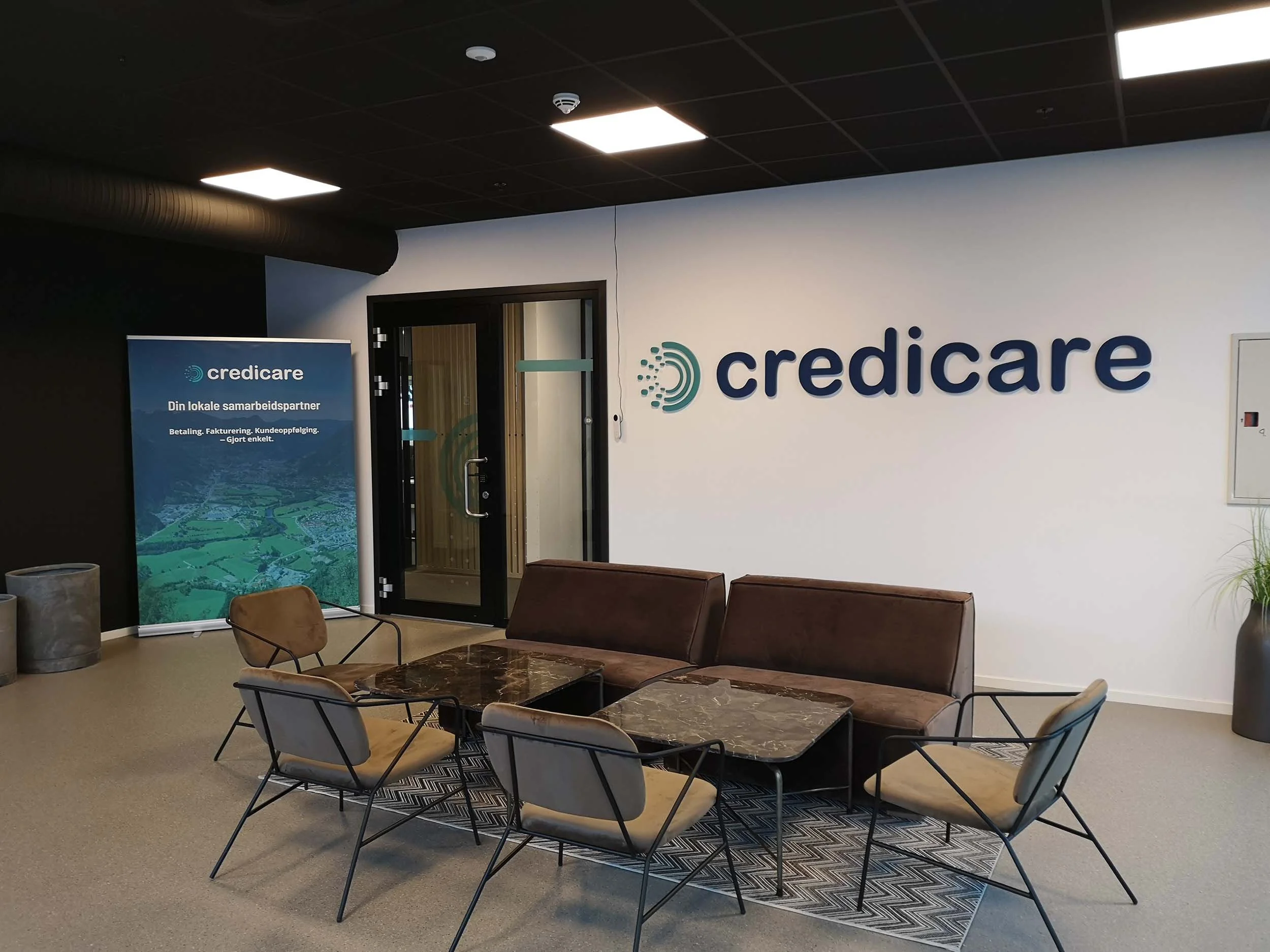 Trykksaker og profilering for Credicare AS