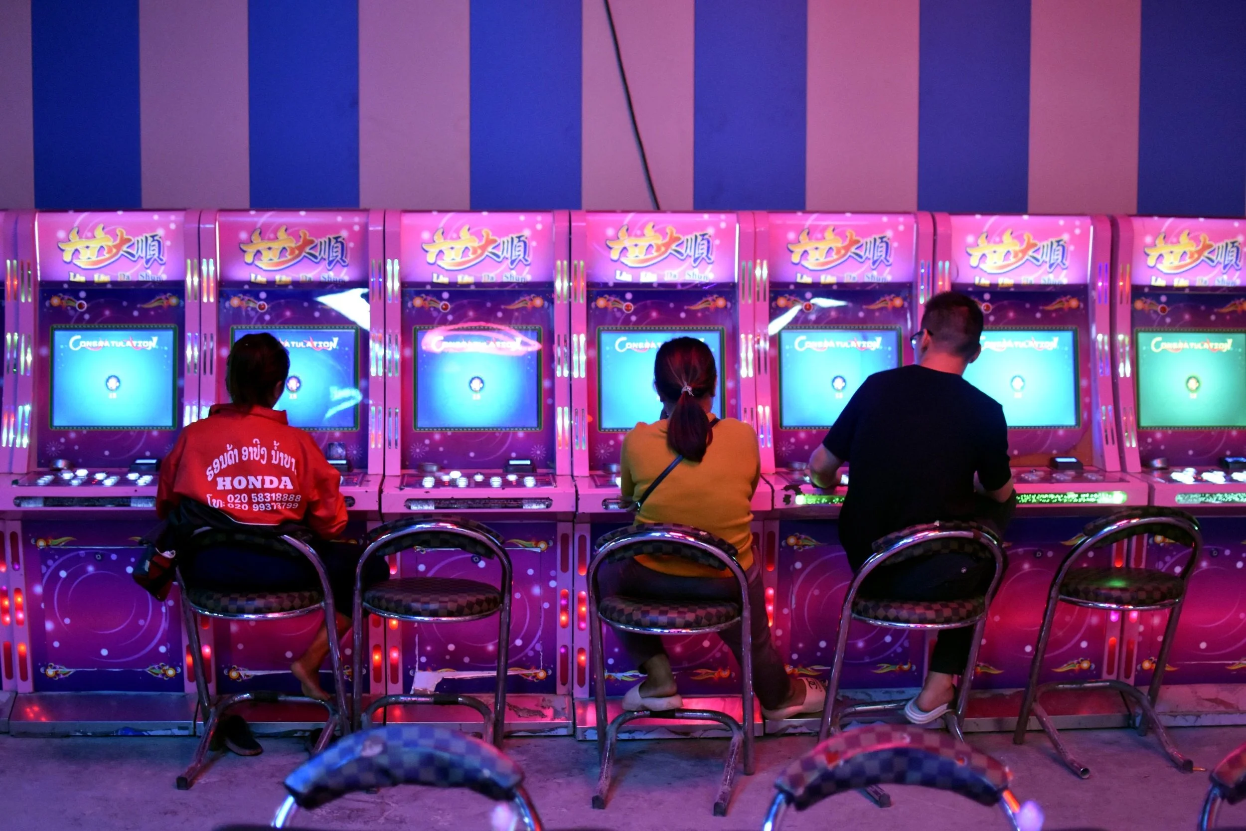 A gambling hall in the Boten Special Economic Zone in northern Laos on the Chinese border. Nikkei Asia, Aug 2023. 