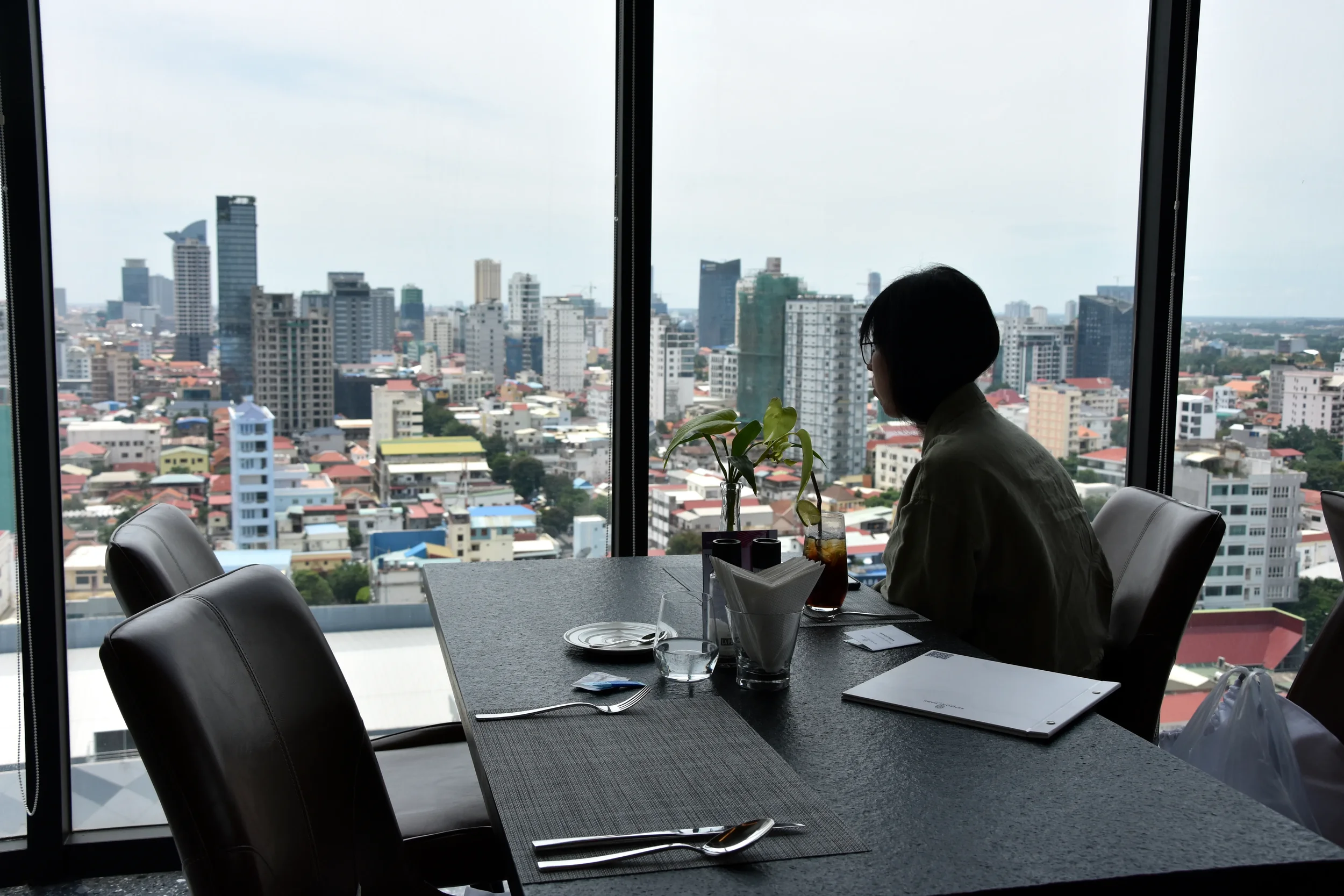 An anonymised photo with the founder of a human trafficking NGO in Phnom Penh, Cambodia. VICE World News, July 2022. 