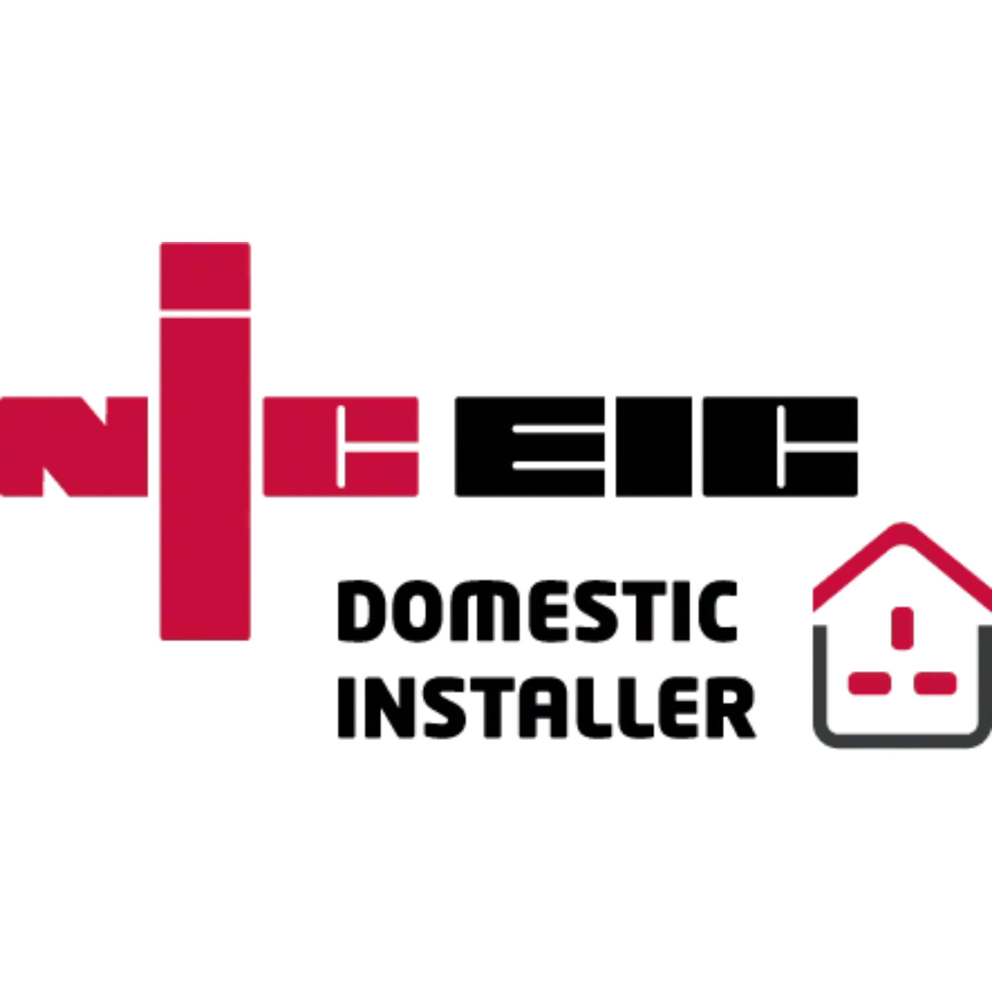 A logo with the text 'NIC EIC Domestic Installer'