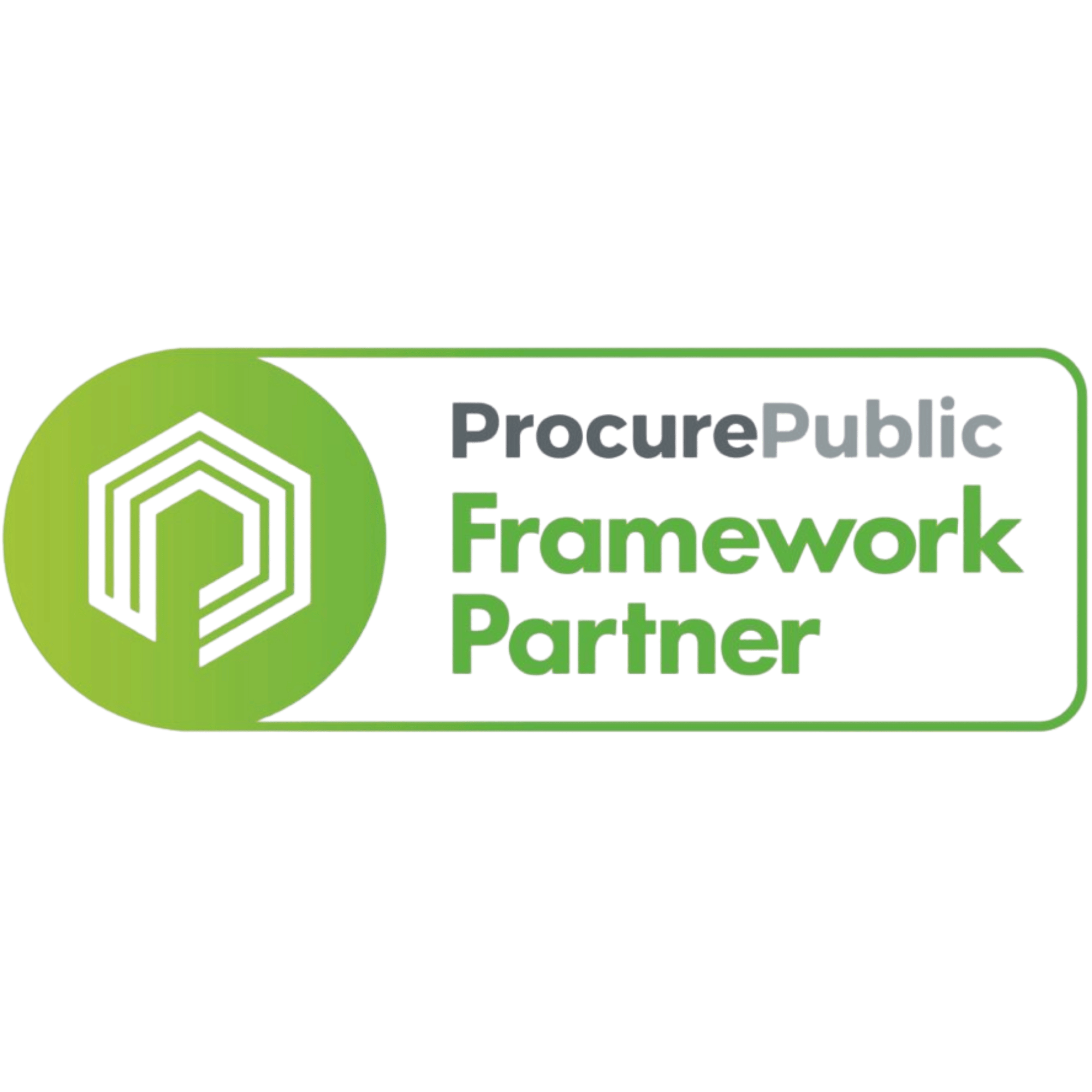 ProcurePublic Event Framework Partner logo with green and black design.