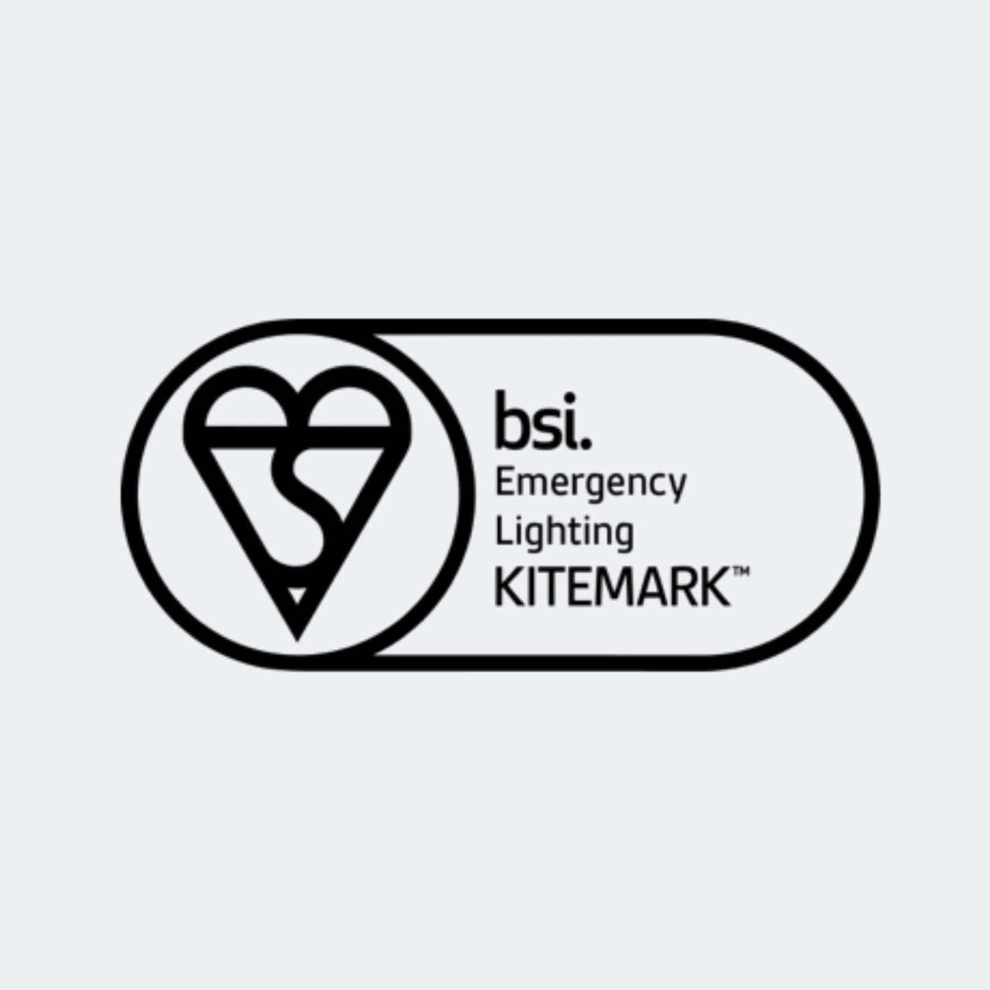 Black and white bsi logo.