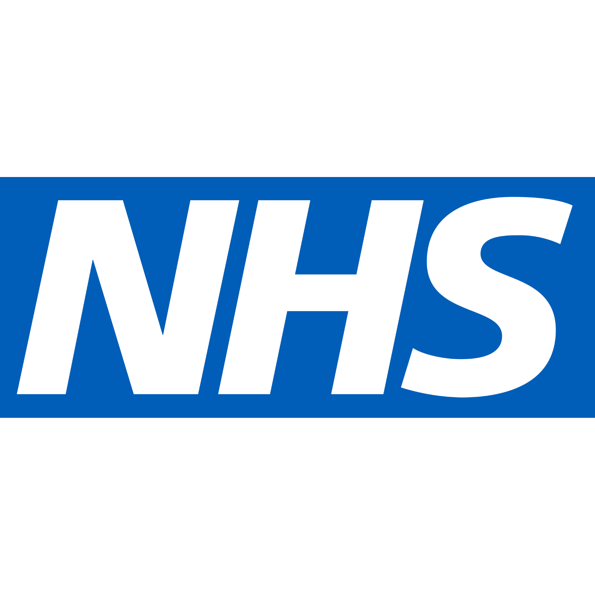 The NHS official Logo on a white background.